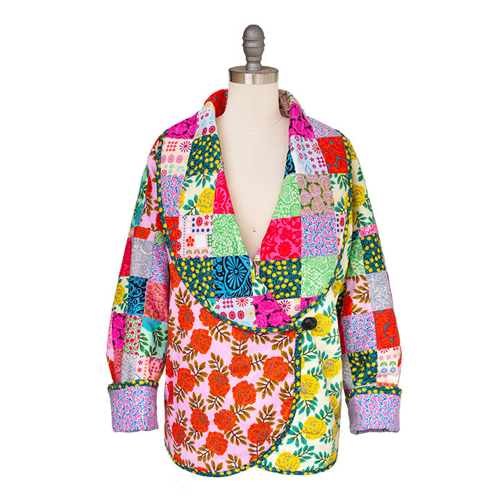 Rosebud Quilted Coat Pattern from Anna Maria Patterns | XS-XXXL