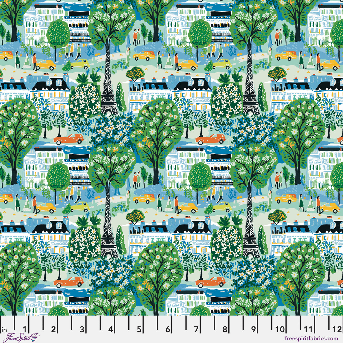 Stannie & Lloyd | Meet Me in Paris - Sky by August Ellery for FreeSpirit | PWAE002.SKY