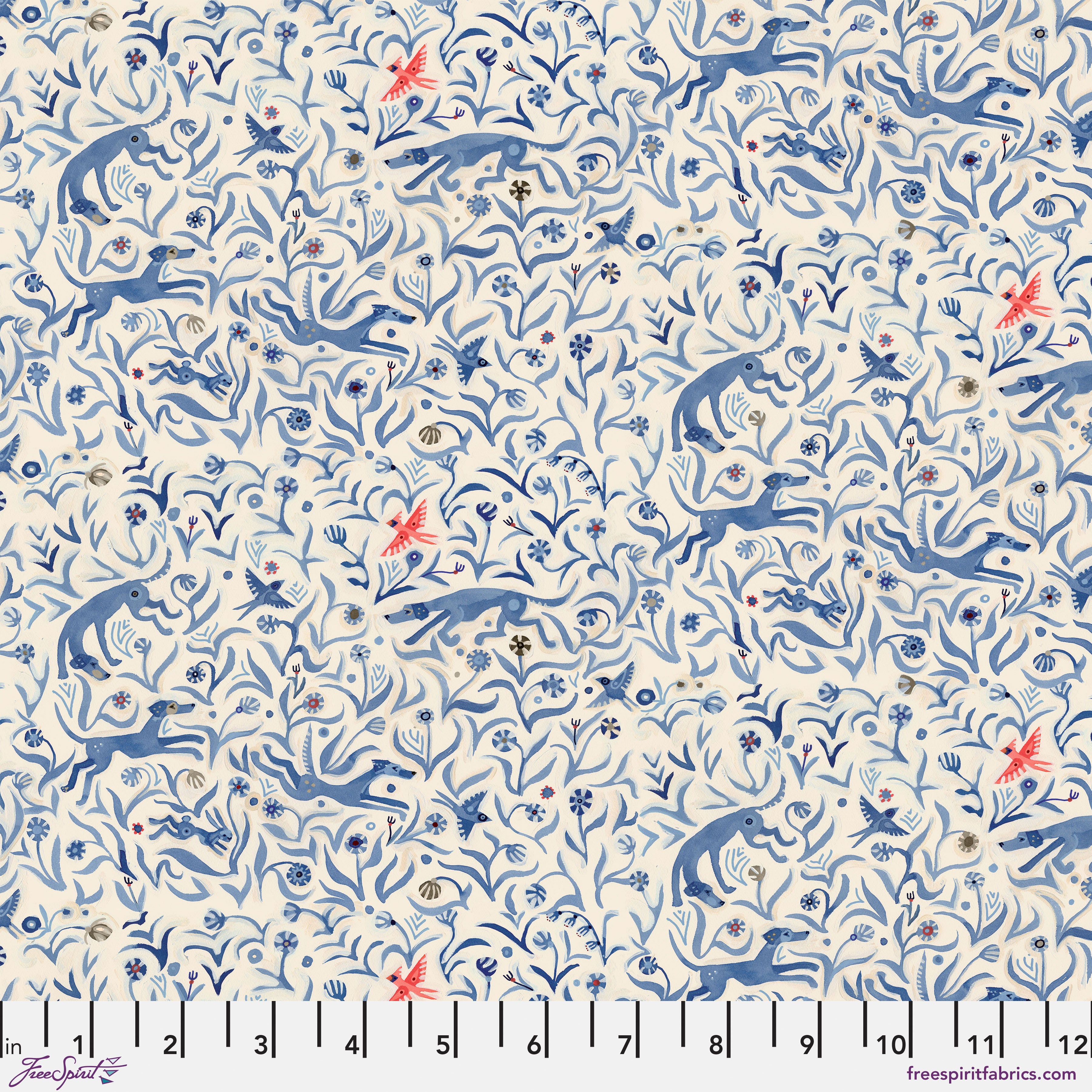 Backyard Wonder | Meadow - Cream by Adam Trest for FreeSpirit | PWAT009.CREAM