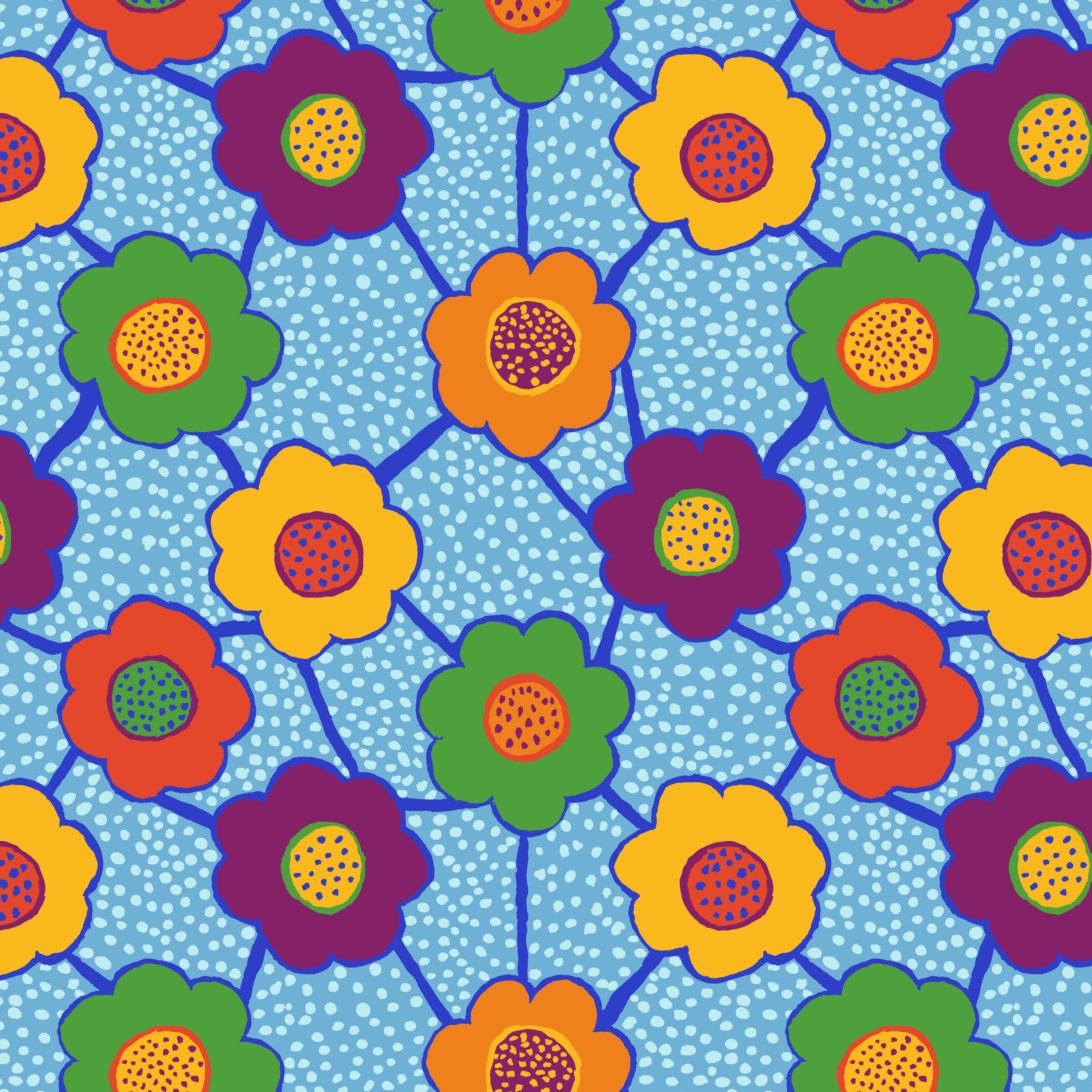 August 2025 | Floral Connections - Jolly by Kaffe Fassett Collective for FreeSpirit | PWBM099.JOLLY