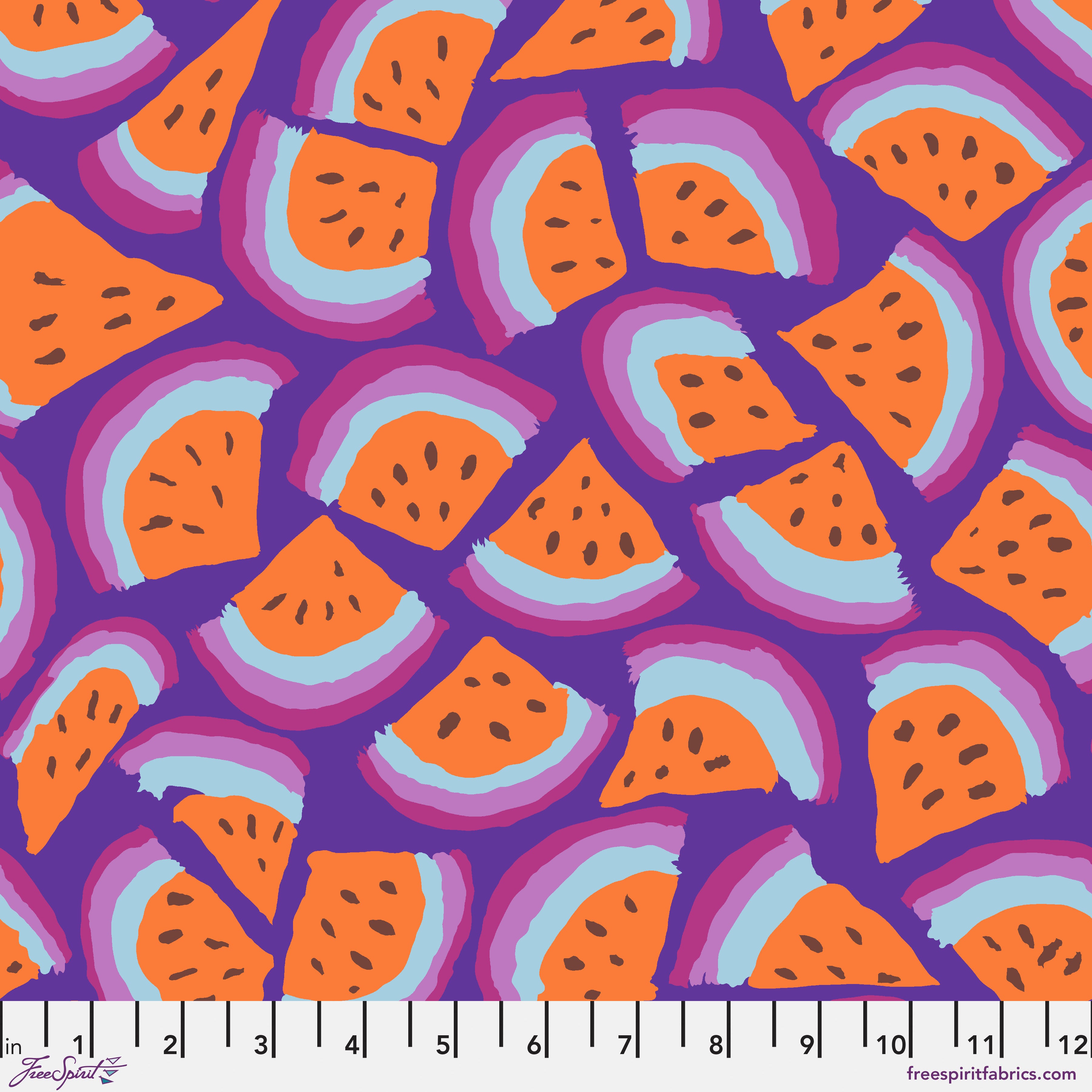 August 2025 | Slice - Purple by Kaffe Fassett Collective for FreeSpirit | PWBM101.PURPLE