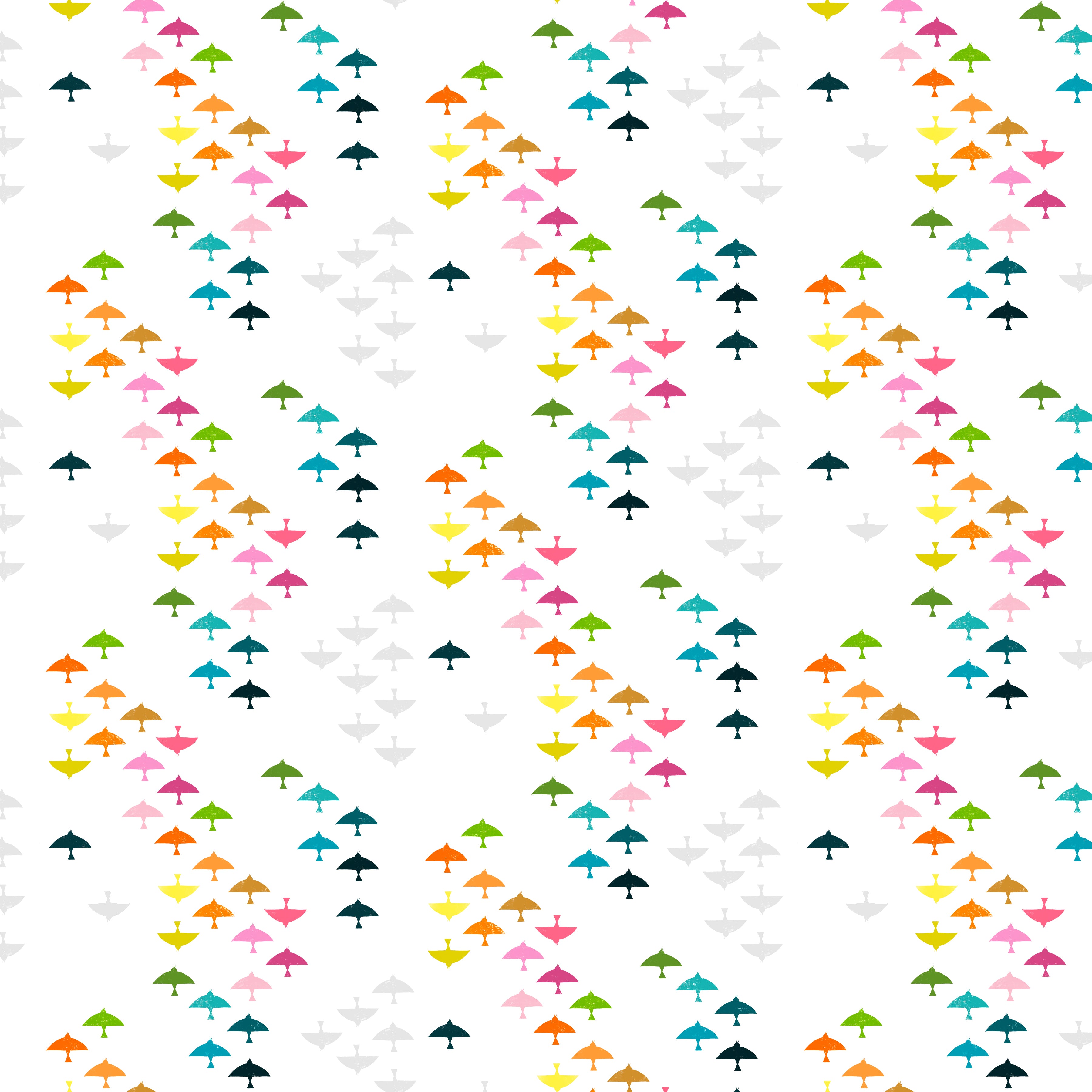 What the Birds Said | In Flight - White by Cori Dantini for FreeSpirit | PWCD159.XWHITE