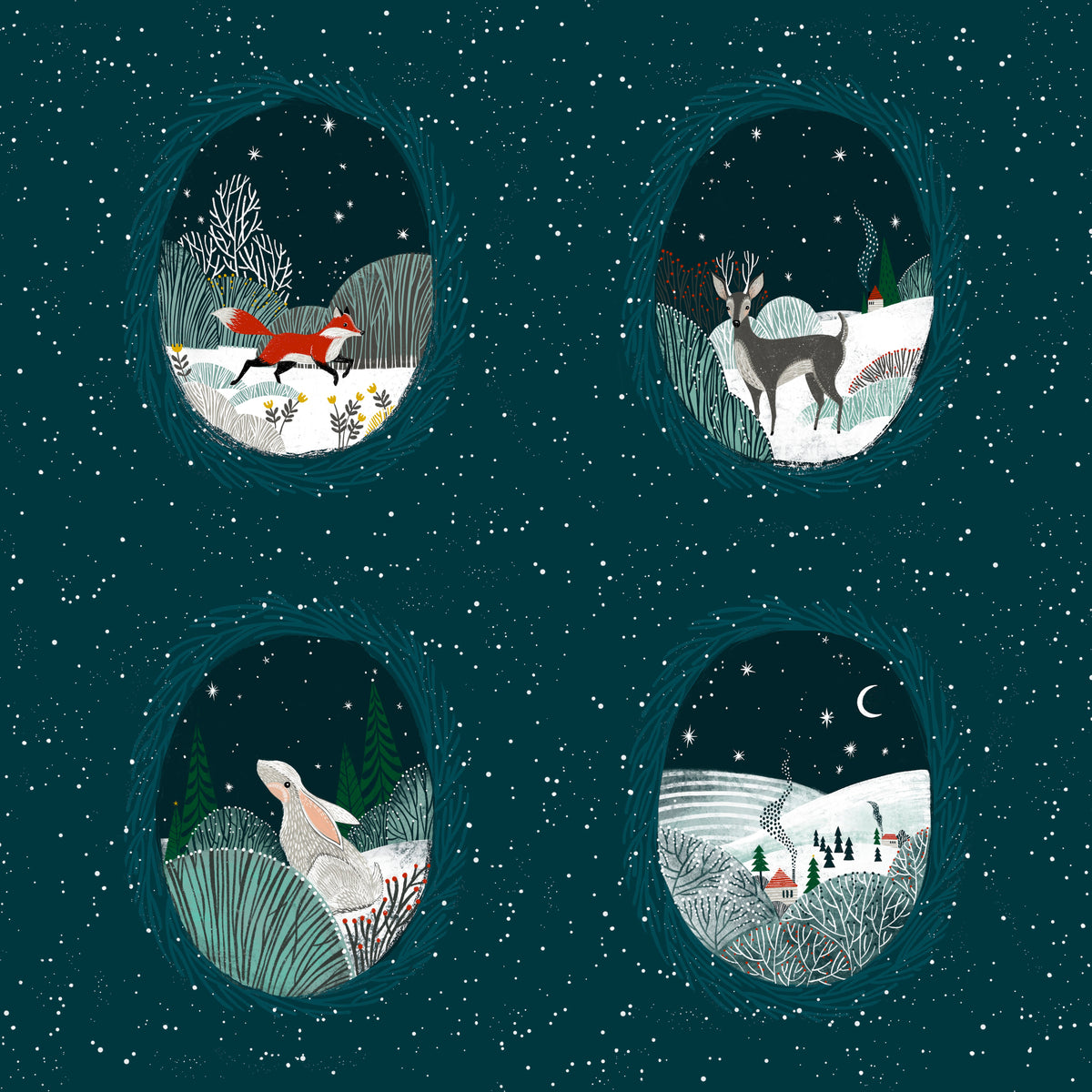 Silent Night | Tile by by Cori Dantini for FreeSpirit | PWCD173.XTILE