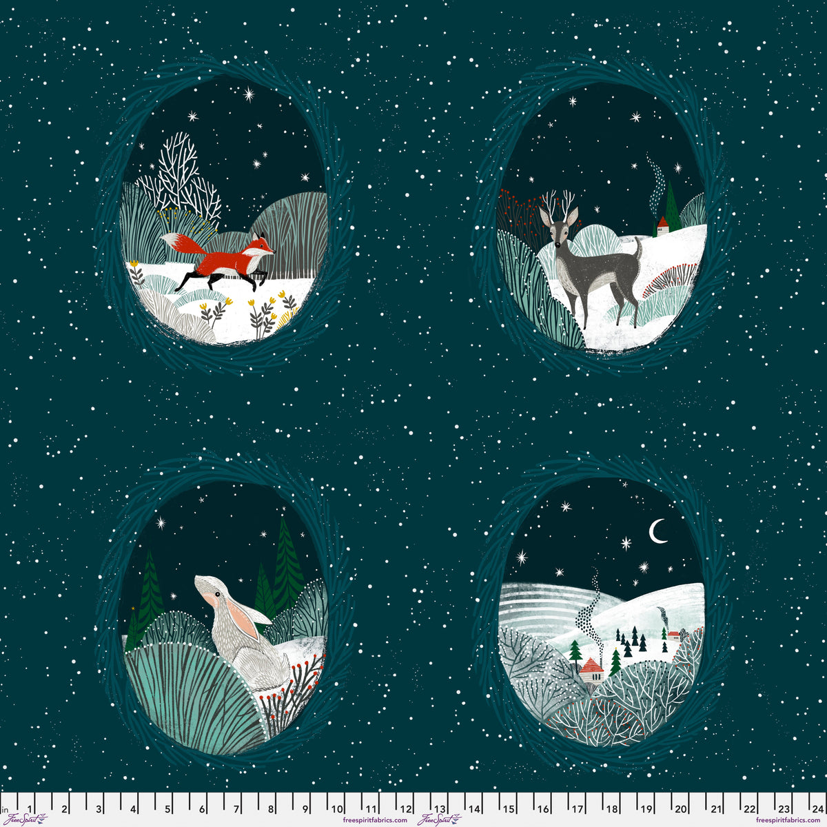 Silent Night | Tile by by Cori Dantini for FreeSpirit | PWCD173.XTILE