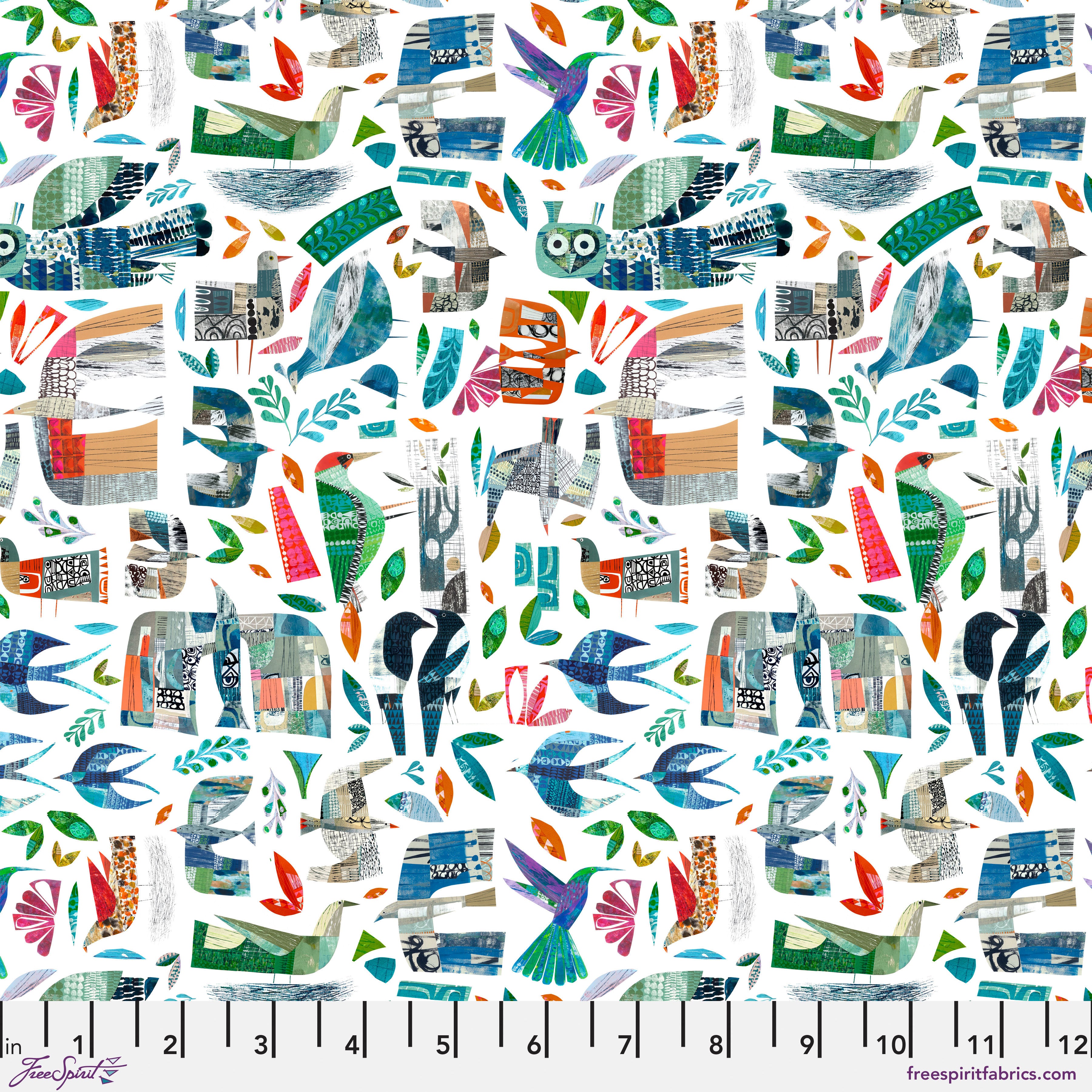 Flying South | Wild Birds - Bright by Clare Youngs for FreeSpirit | PWCY002.BRIGHT