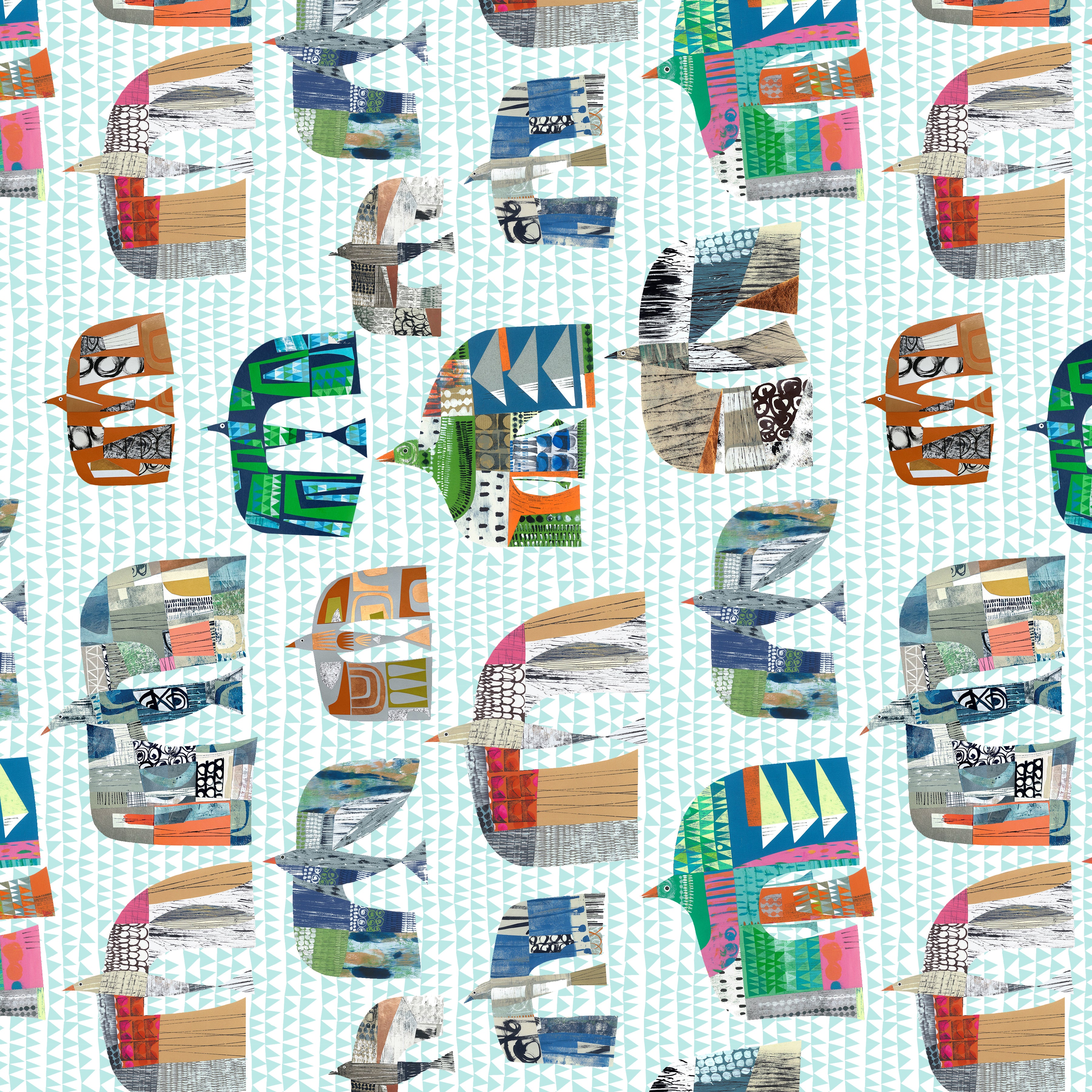 Flying South | On the Wing - Turquoise by Clare Youngs for FreeSpirit | PWCY003.TURQUOISE