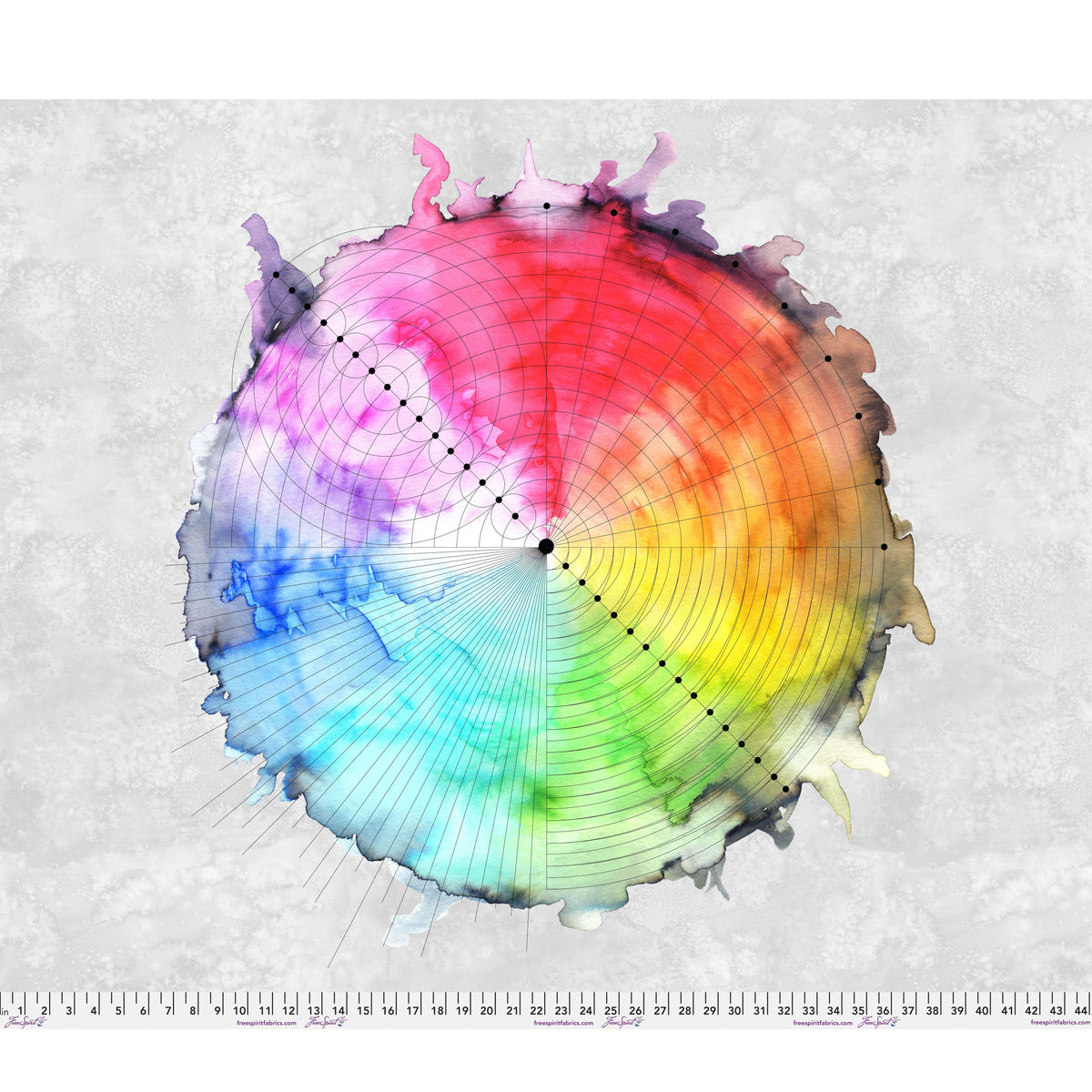 Hue | Color Wheel - Panel by Giucy Giuce for FreeSpirit | PWGG012.PANEL