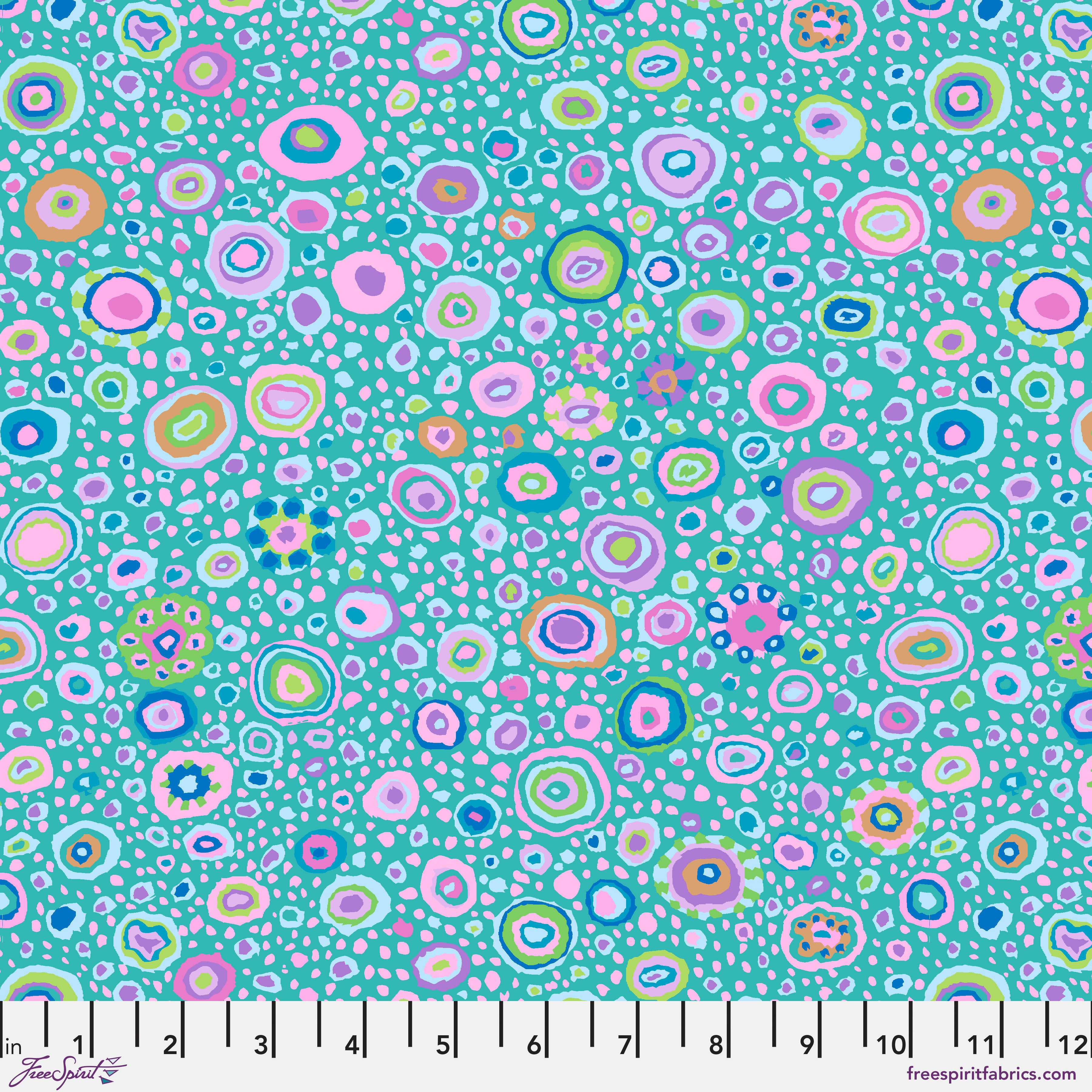 August 2025 | Roman Glass - Turquoise by Kaffe Fassett Collective for FreeSpirit | PWGP001.TURQUOISE