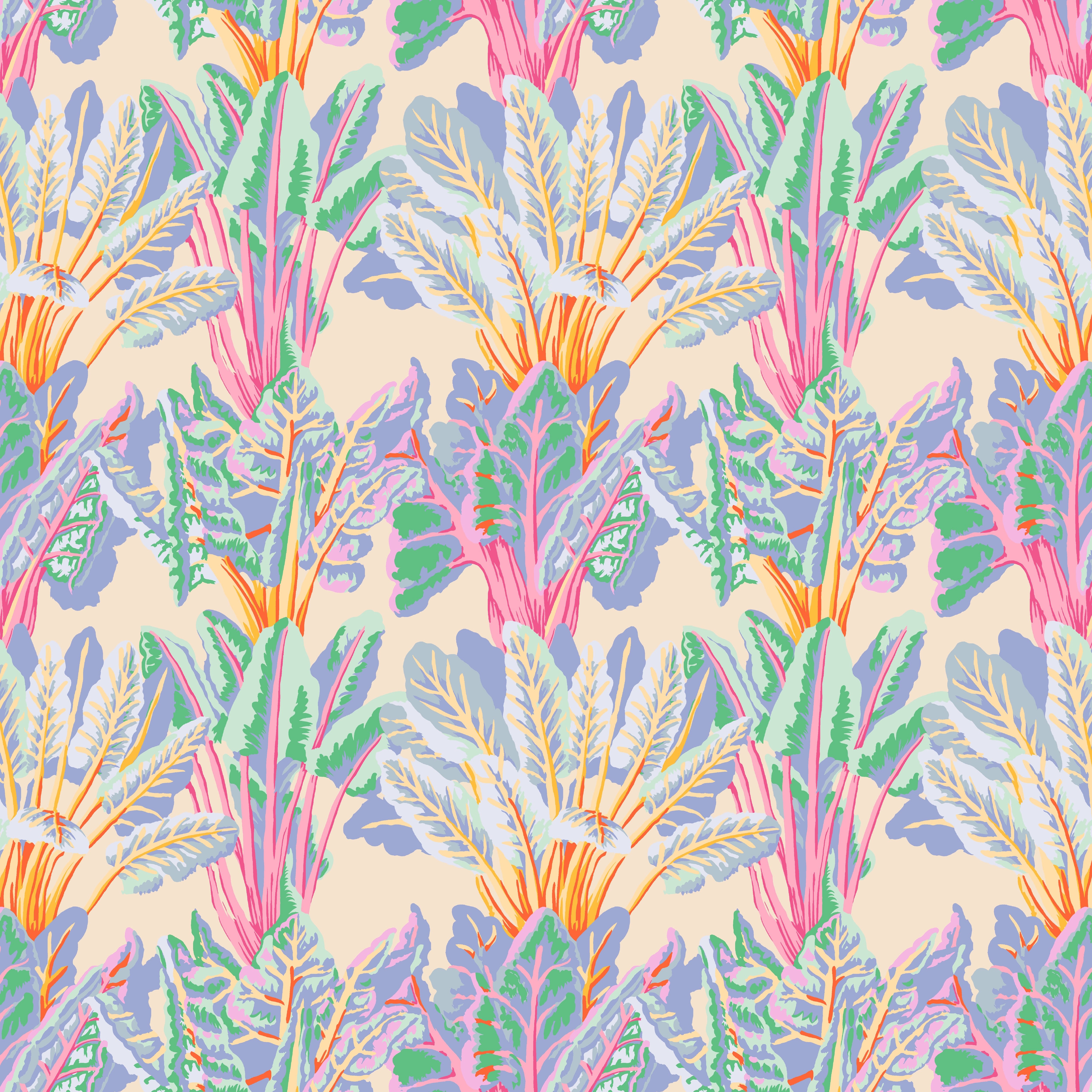 Kaffe: From the Archives | Chard - Pastel by Kaffe Fassett Collective for FreeSpirit | PWGP128.PASTEL