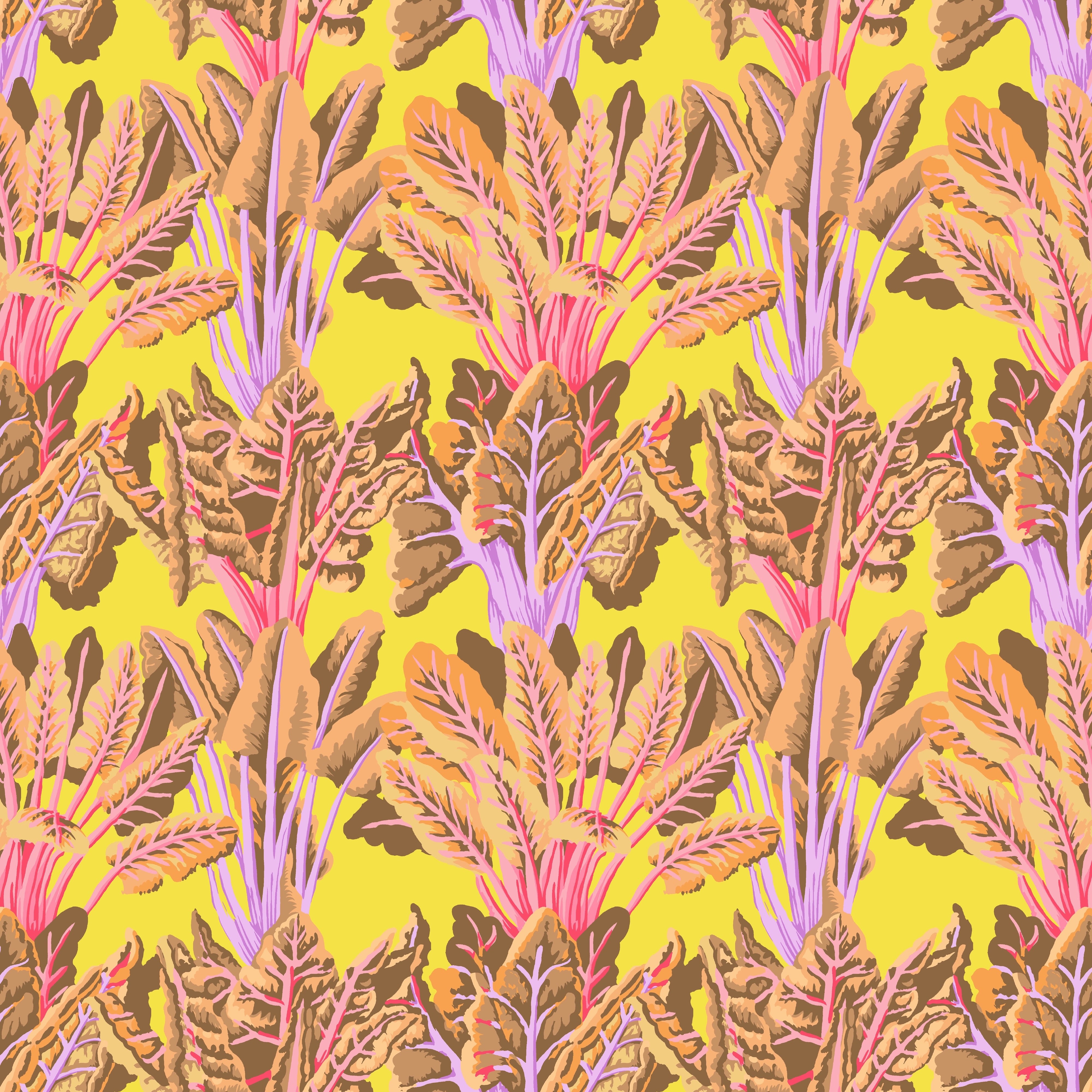 Kaffe: From the Archives | Chard - Yellow by Kaffe Fassett Collective for FreeSpirit | PWGP128.YELLOW