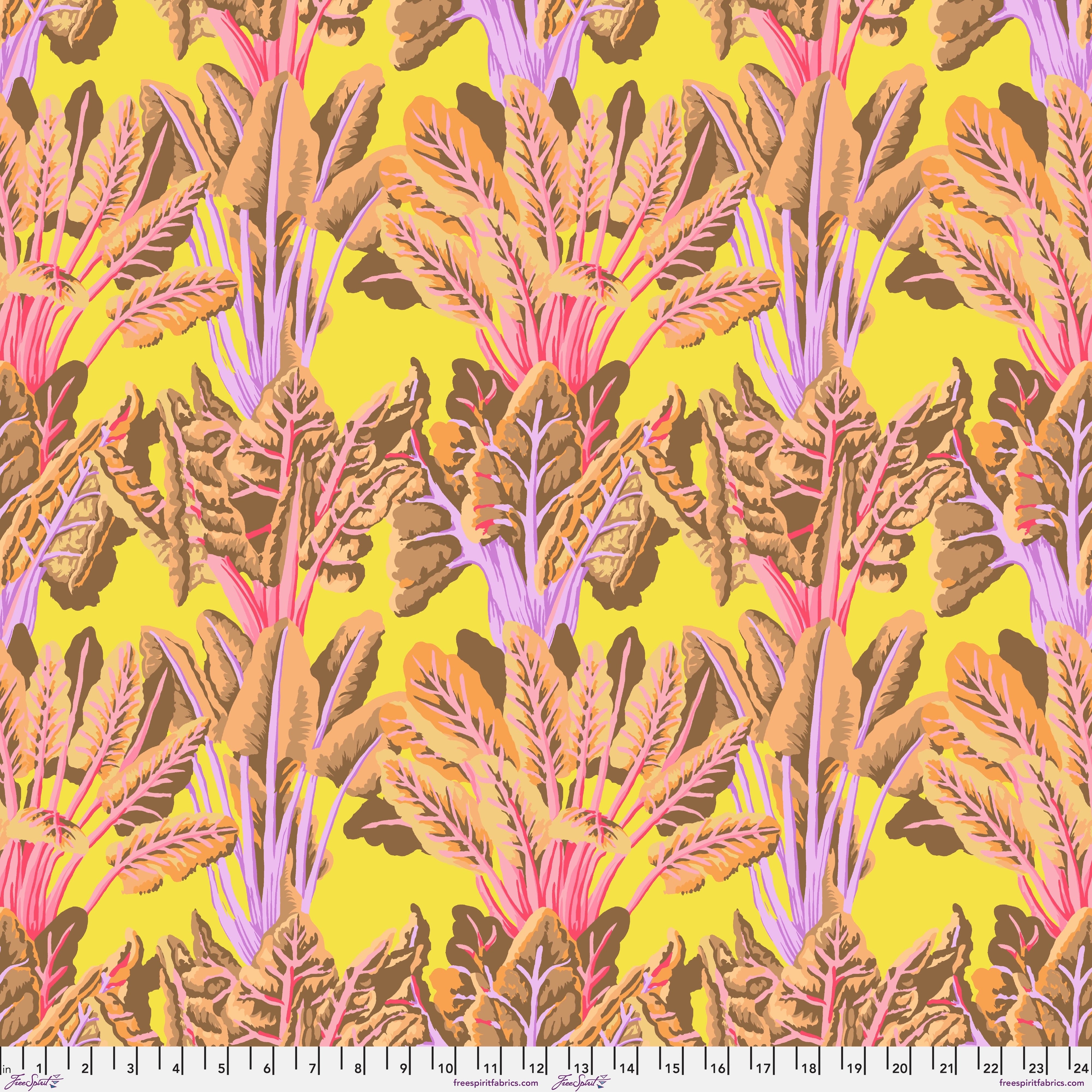 Kaffe: From the Archives | Chard - Yellow by Kaffe Fassett Collective for FreeSpirit | PWGP128.YELLOW