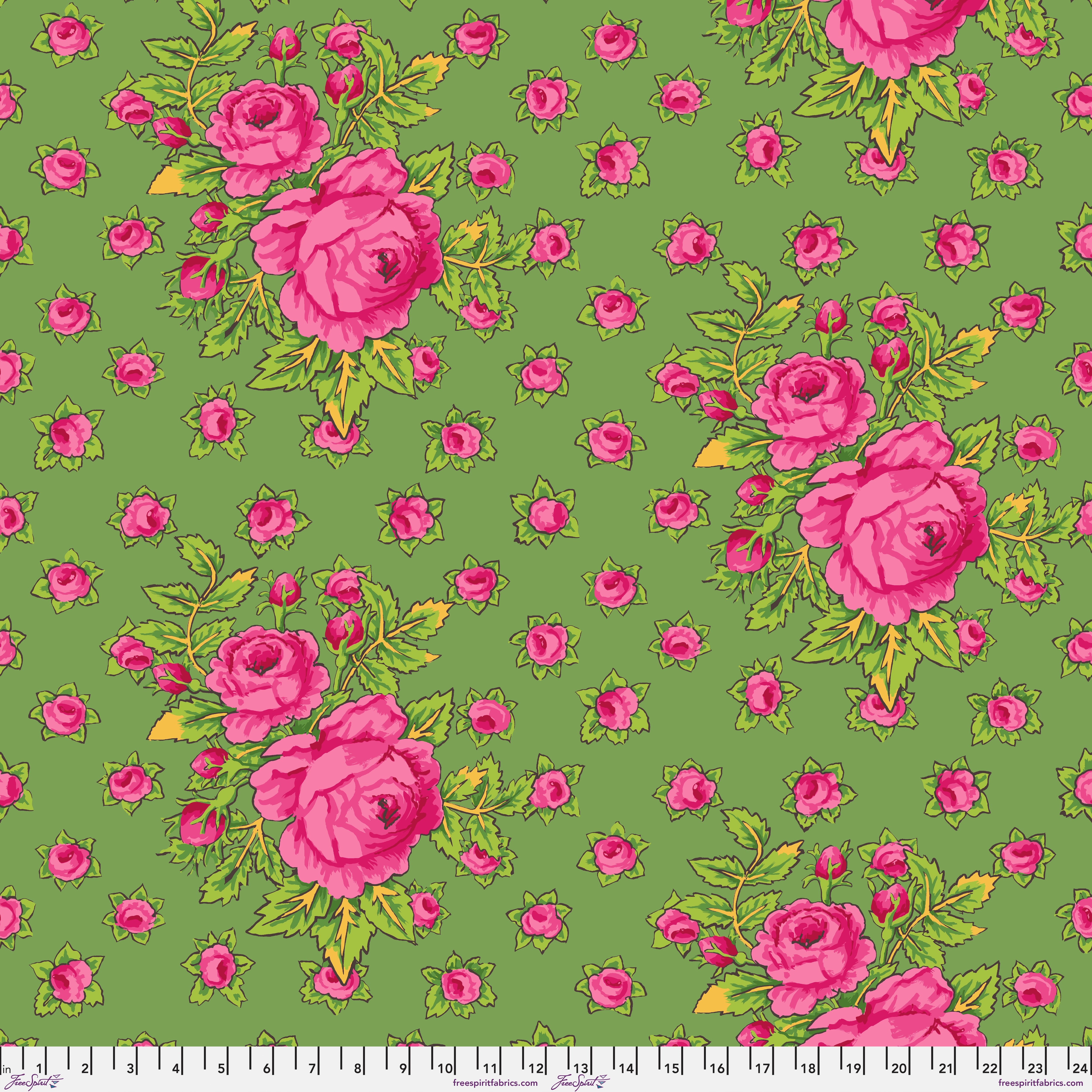 February 2026 | Rosie - Green by Kaffe Fassett Collective for FreeSpirit | PWGP212.GREEN