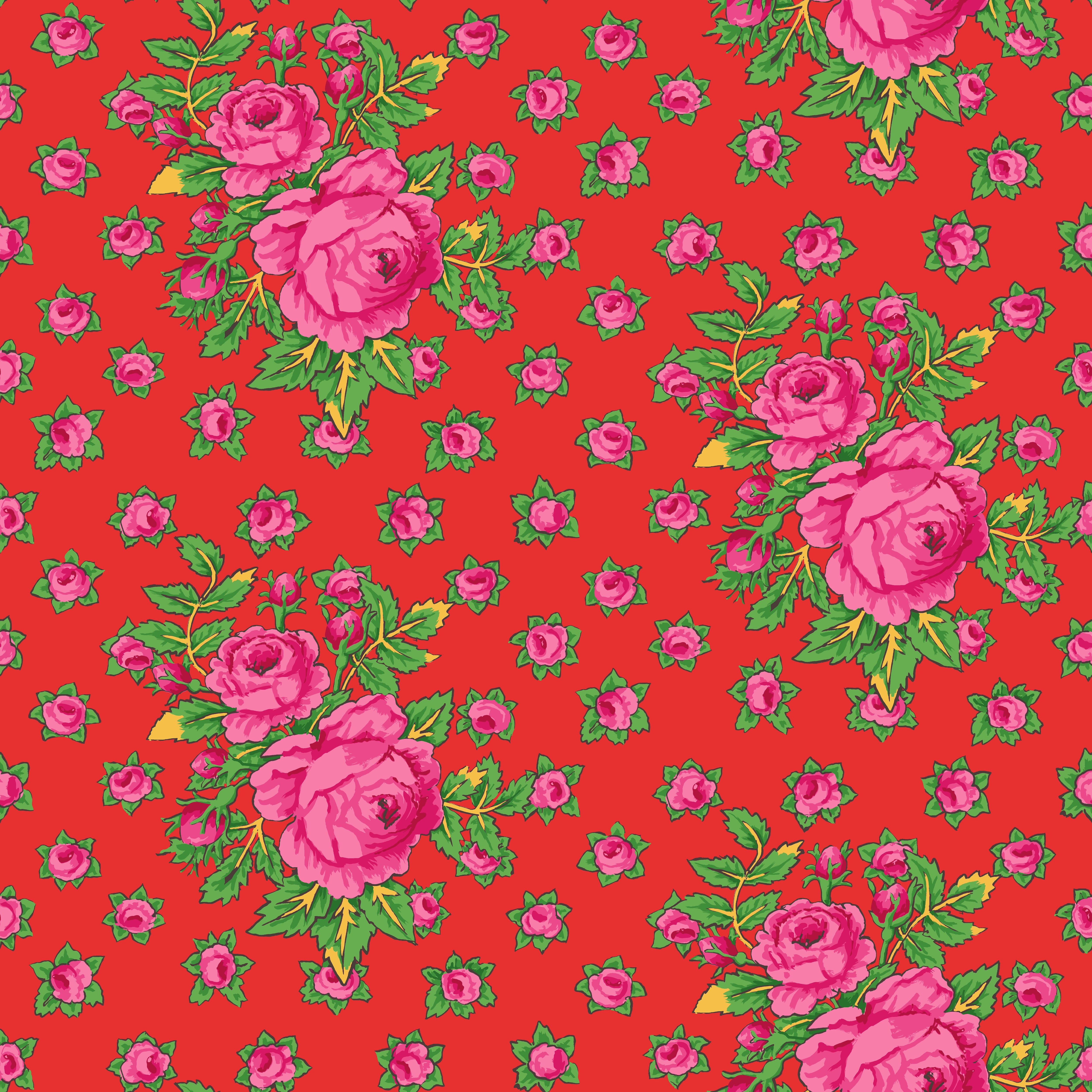 February 2026 | Rosie - Red by Kaffe Fassett Collective for FreeSpirit | PWGP212.RED