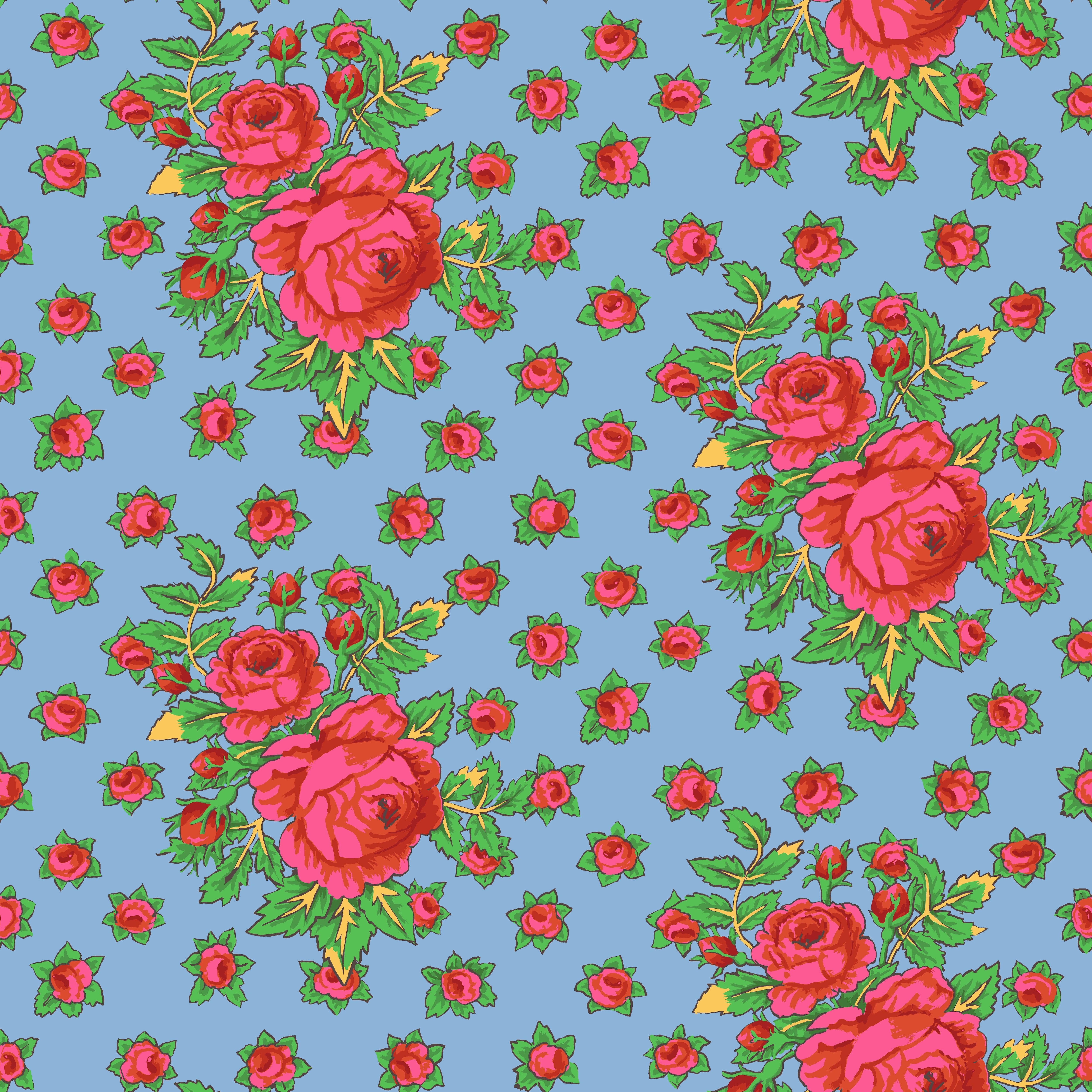 February 2026 | Rosie - Sky by Kaffe Fassett Collective for FreeSpirit | PWGP212.SKY