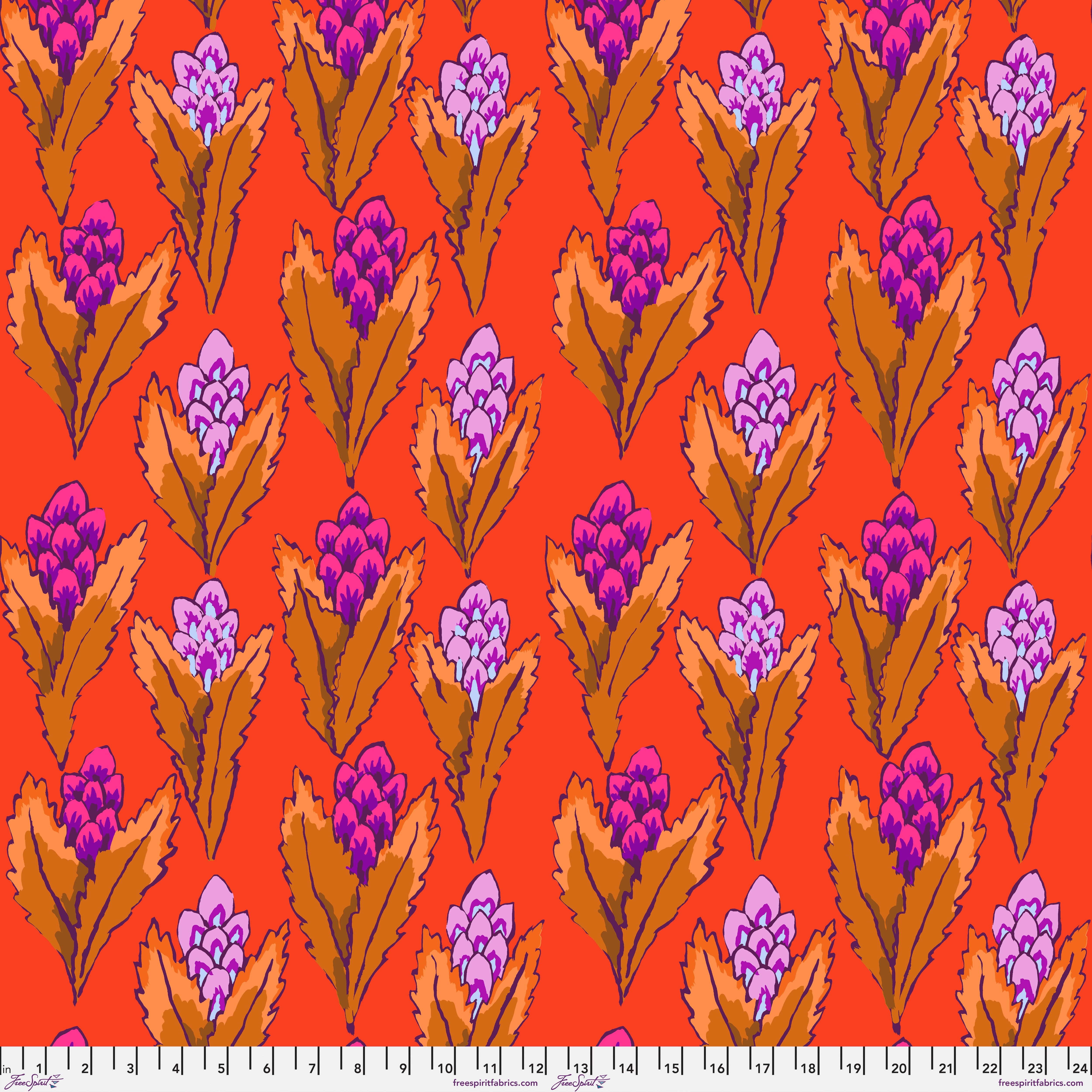 February 2026 | Hyacinth - Red by Kaffe Fassett Collective for FreeSpirit | PWGP214.RED