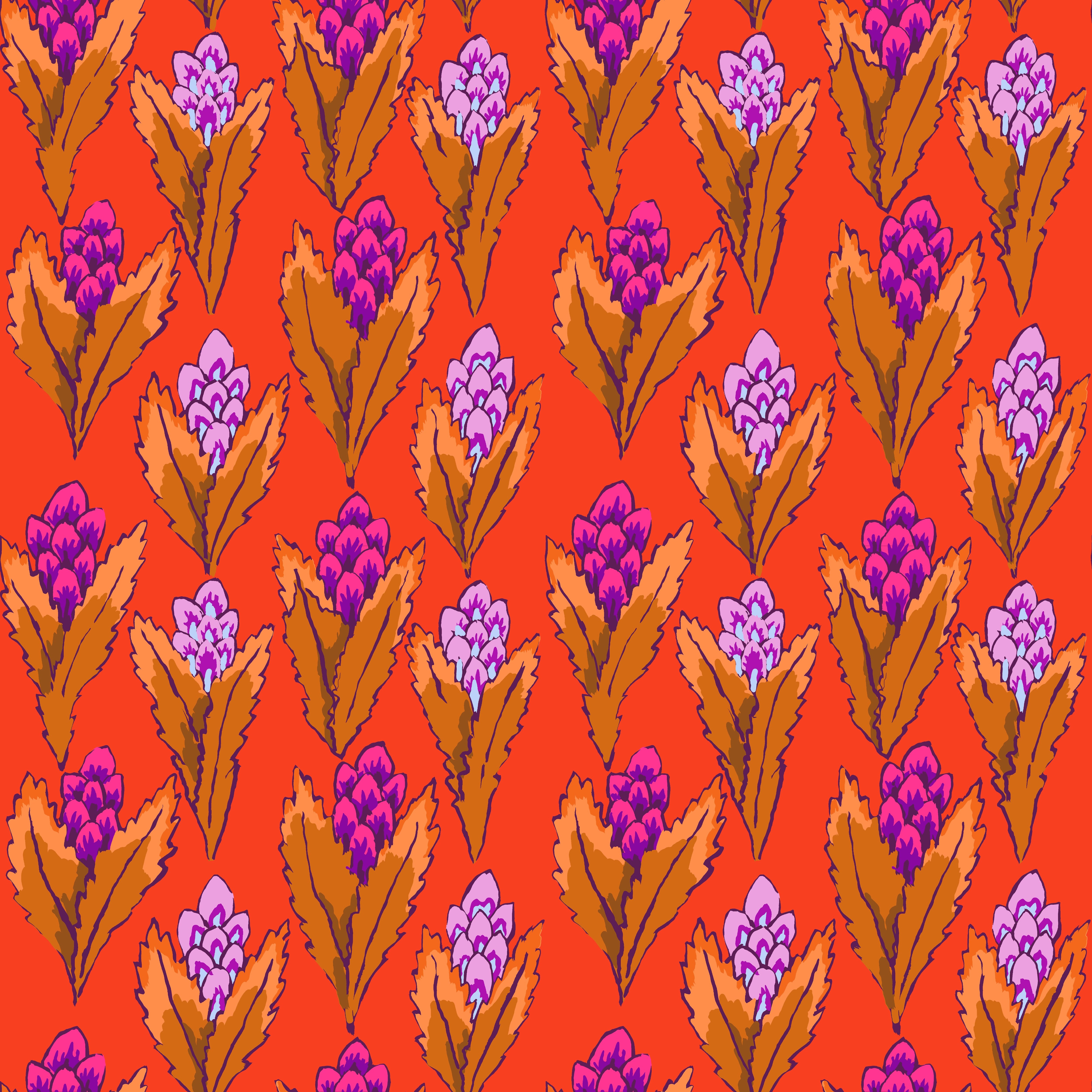 February 2026 | Hyacinth - Red by Kaffe Fassett Collective for FreeSpirit | PWGP214.RED