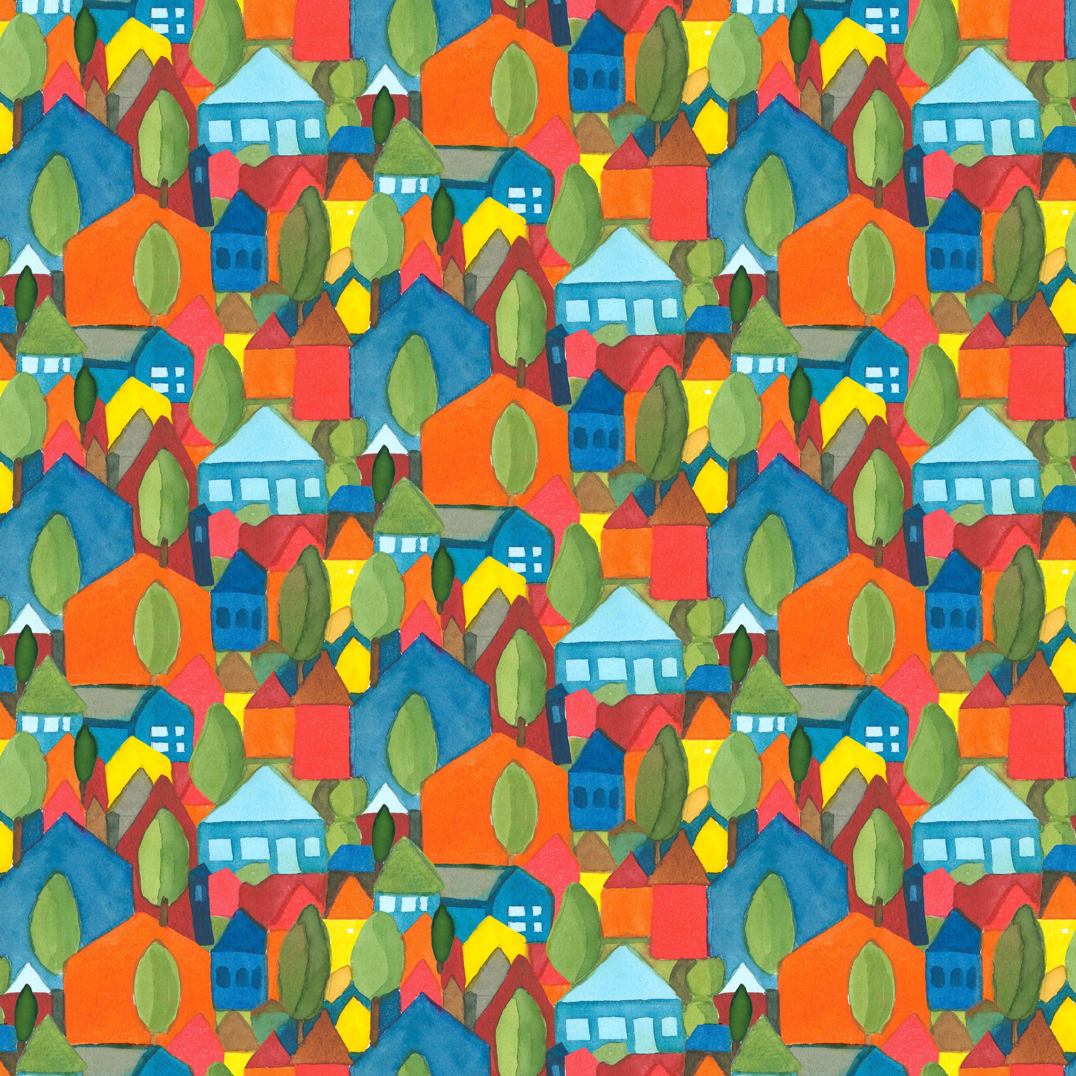 Sisters Mountain Meadow | My Neighborhood - Multi by Kathy Deggendorfer | PWKD002.MULTI