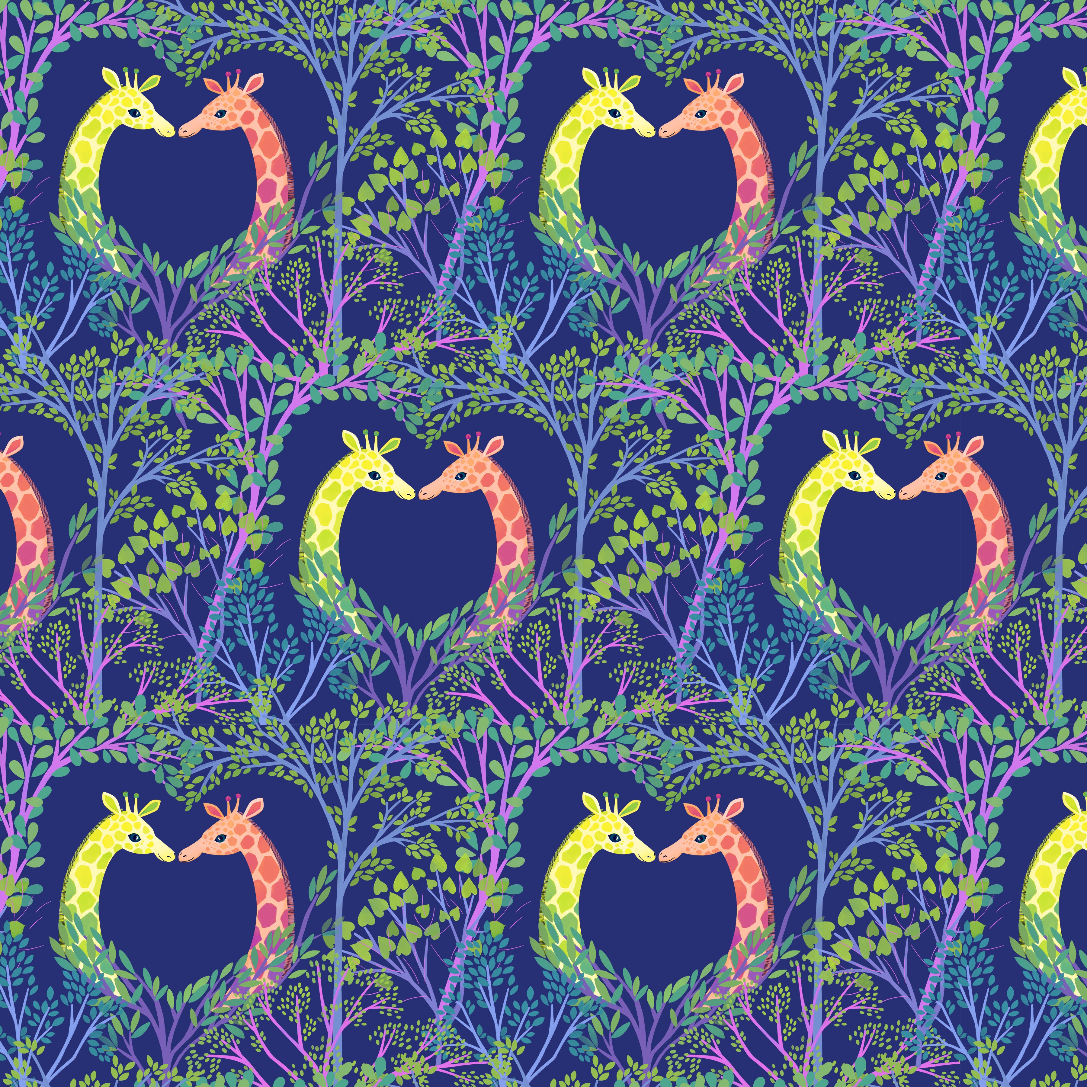 Love in the Wild | Love in the Trees - Blue by Katy Tanis for FreeSpirit | PWKT043.XBLUE