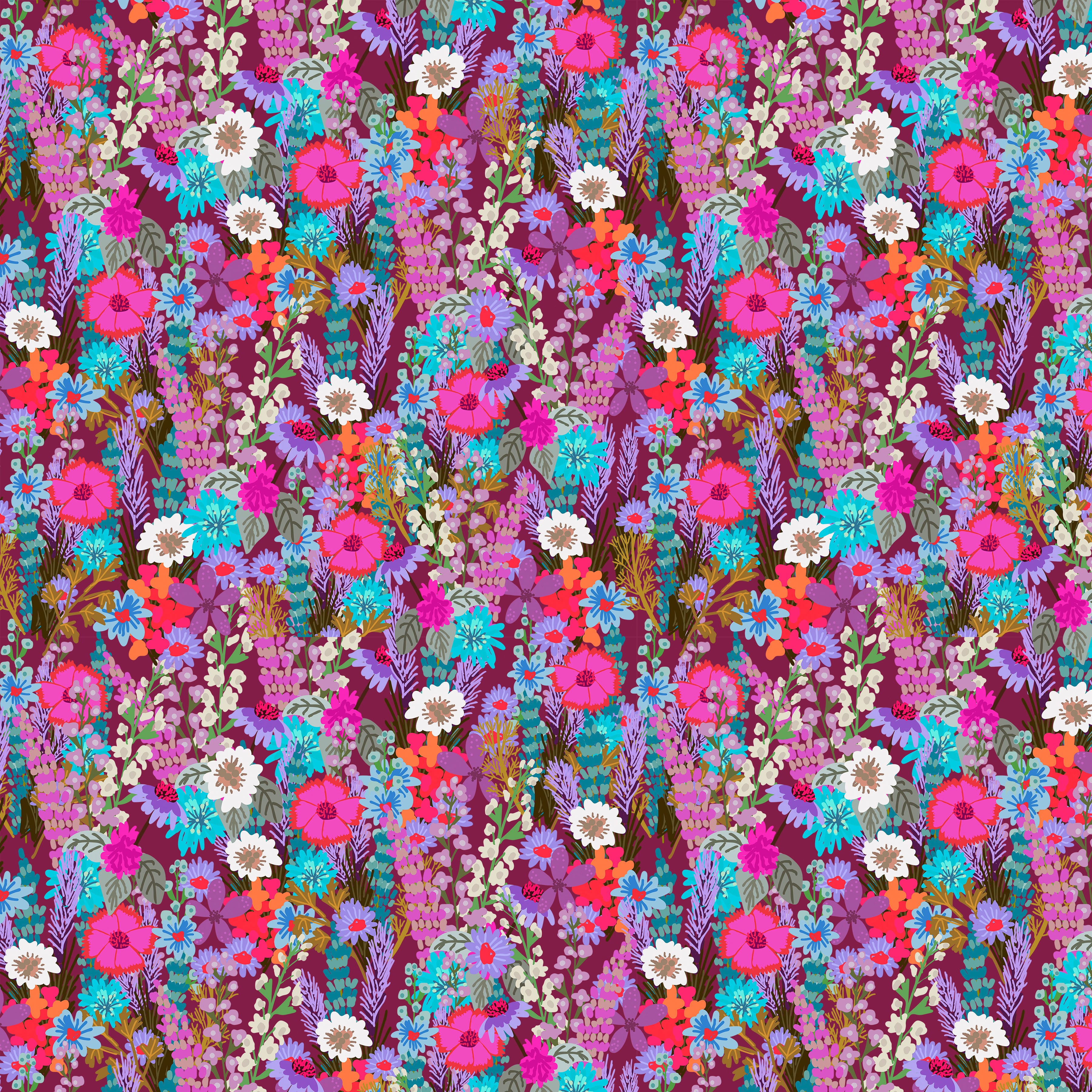 Floral Fiesta | Garden Glow - Multi by Mia Charro for FreeSpirit | PWMC102.XMULTI