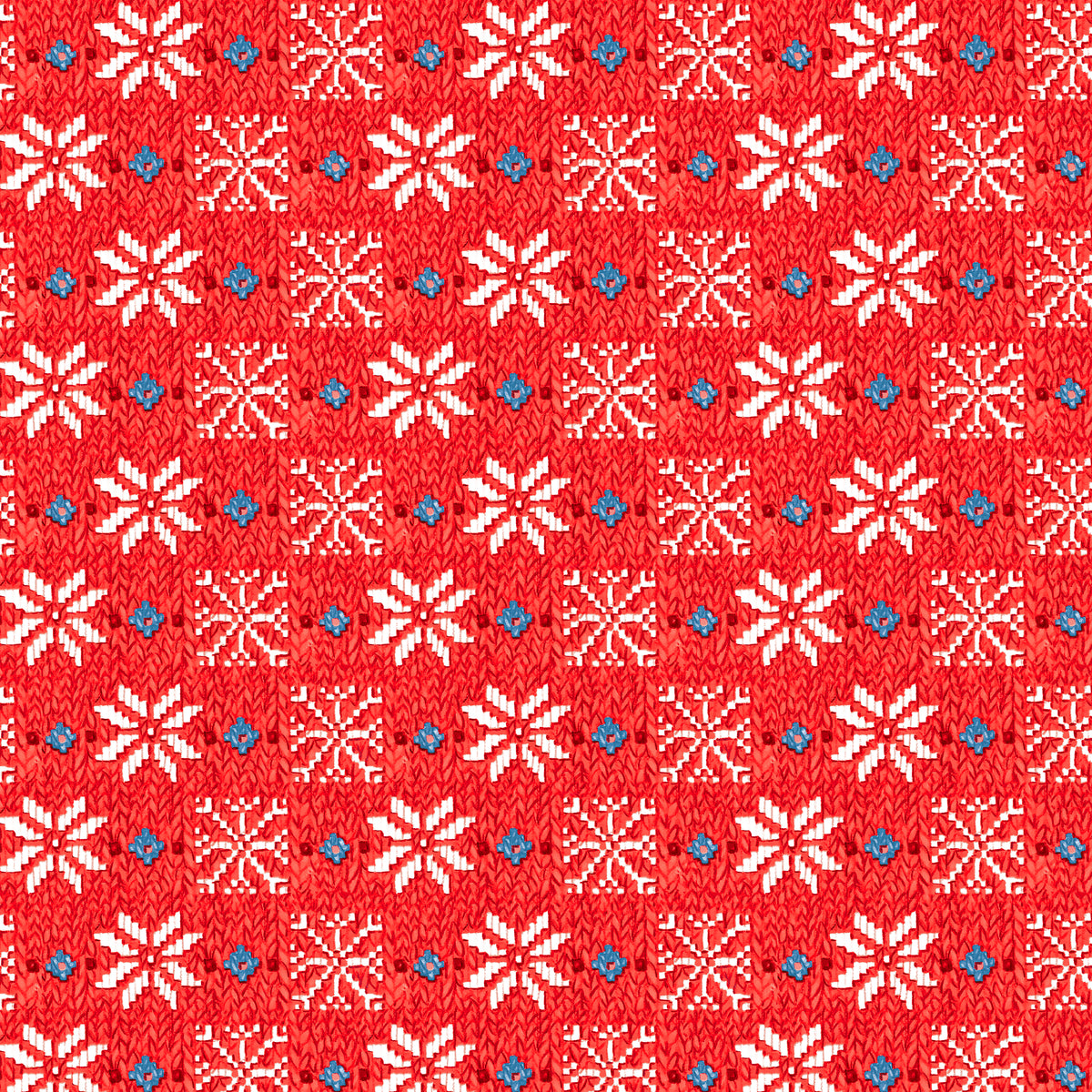 Snow Day | Winter Sweater - Red by Mary Engelbreit for FreeSpirit | PWMY041.RED