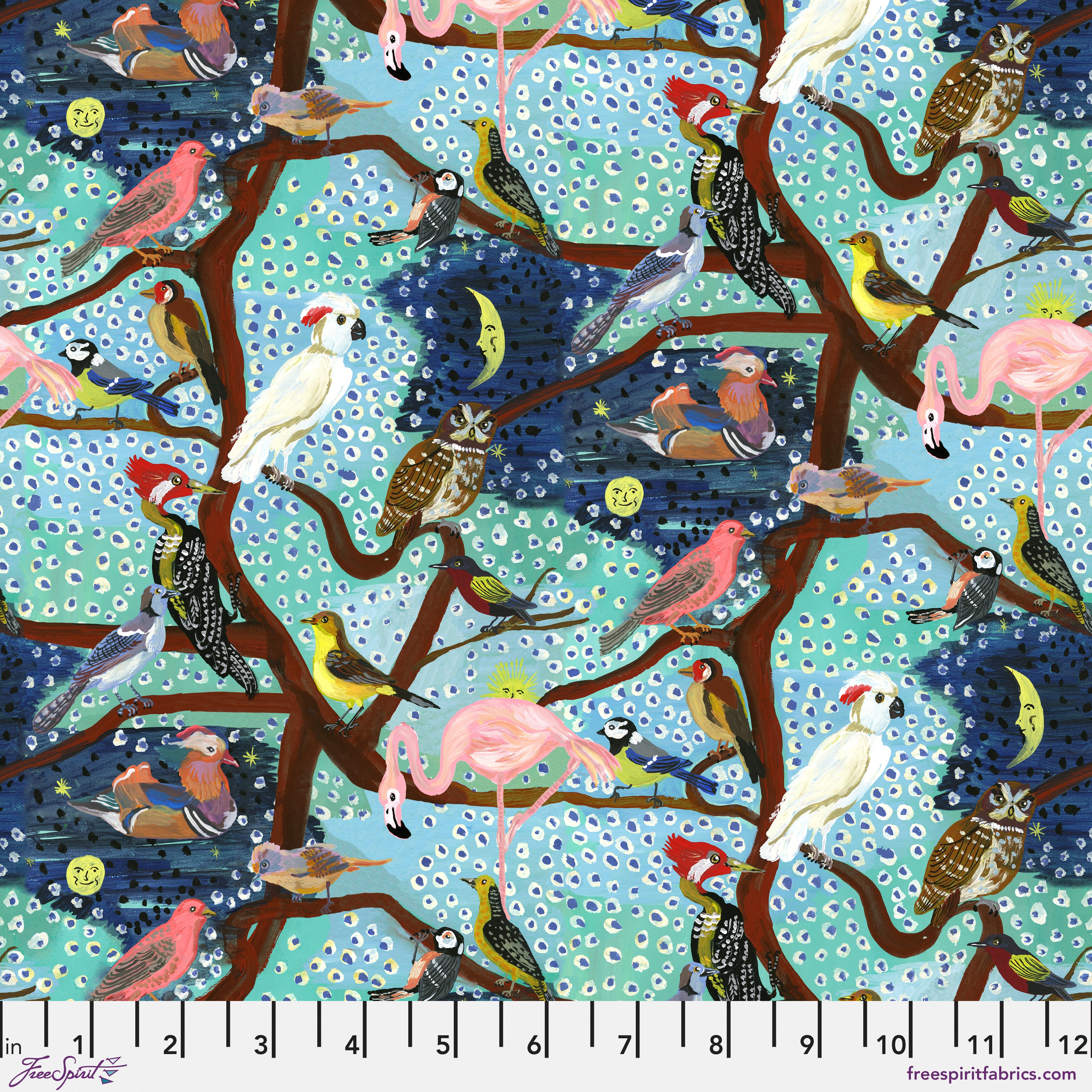 Pastoral Symphony | The Birds Tree - Aurore by Nathalie Lété for FreeSpirit | PWNL057.AURORE