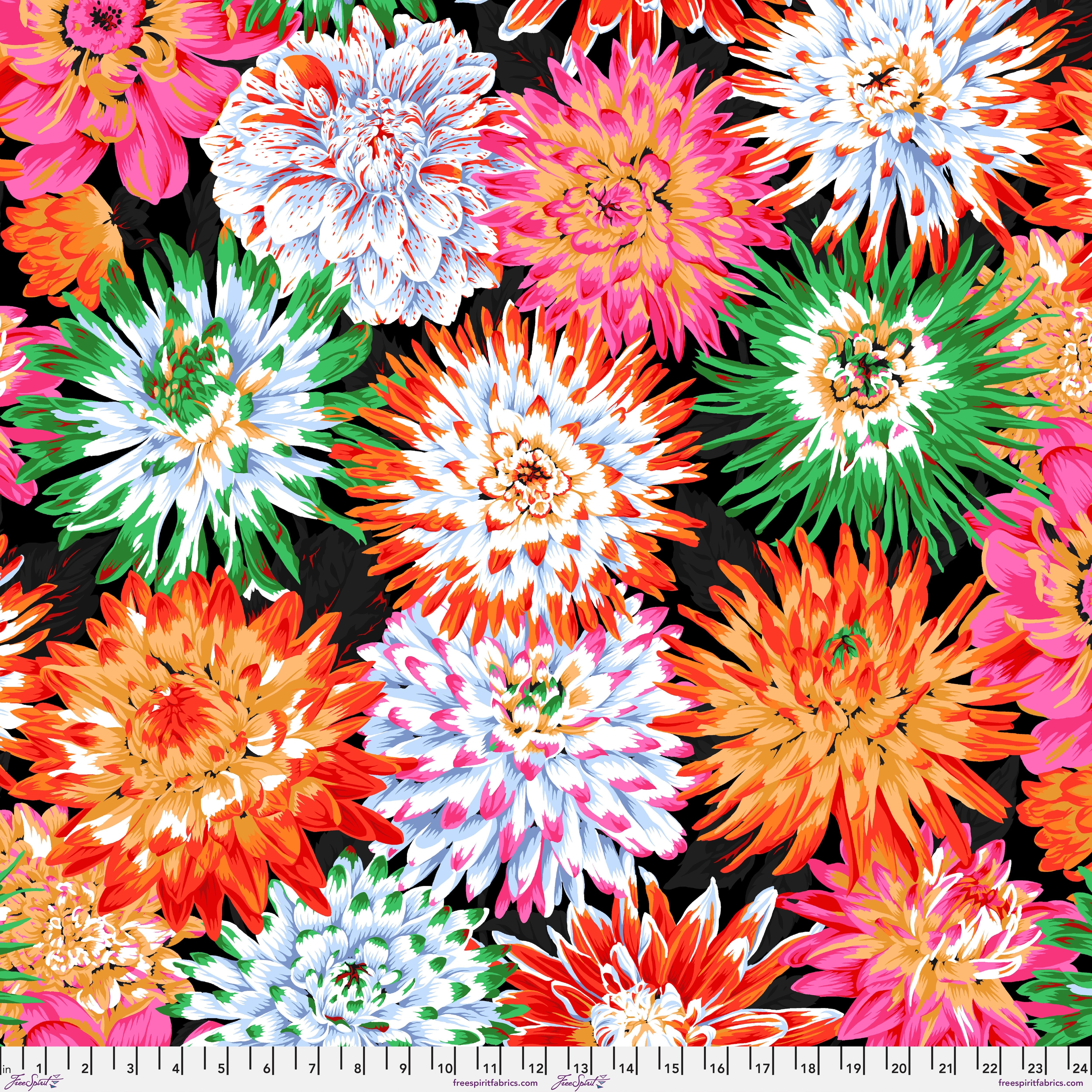 February 2026 | Cactus Dahlia - Contrast by Kaffe Fassett Collective for FreeSpirit | PWPJ054.CONTRAST