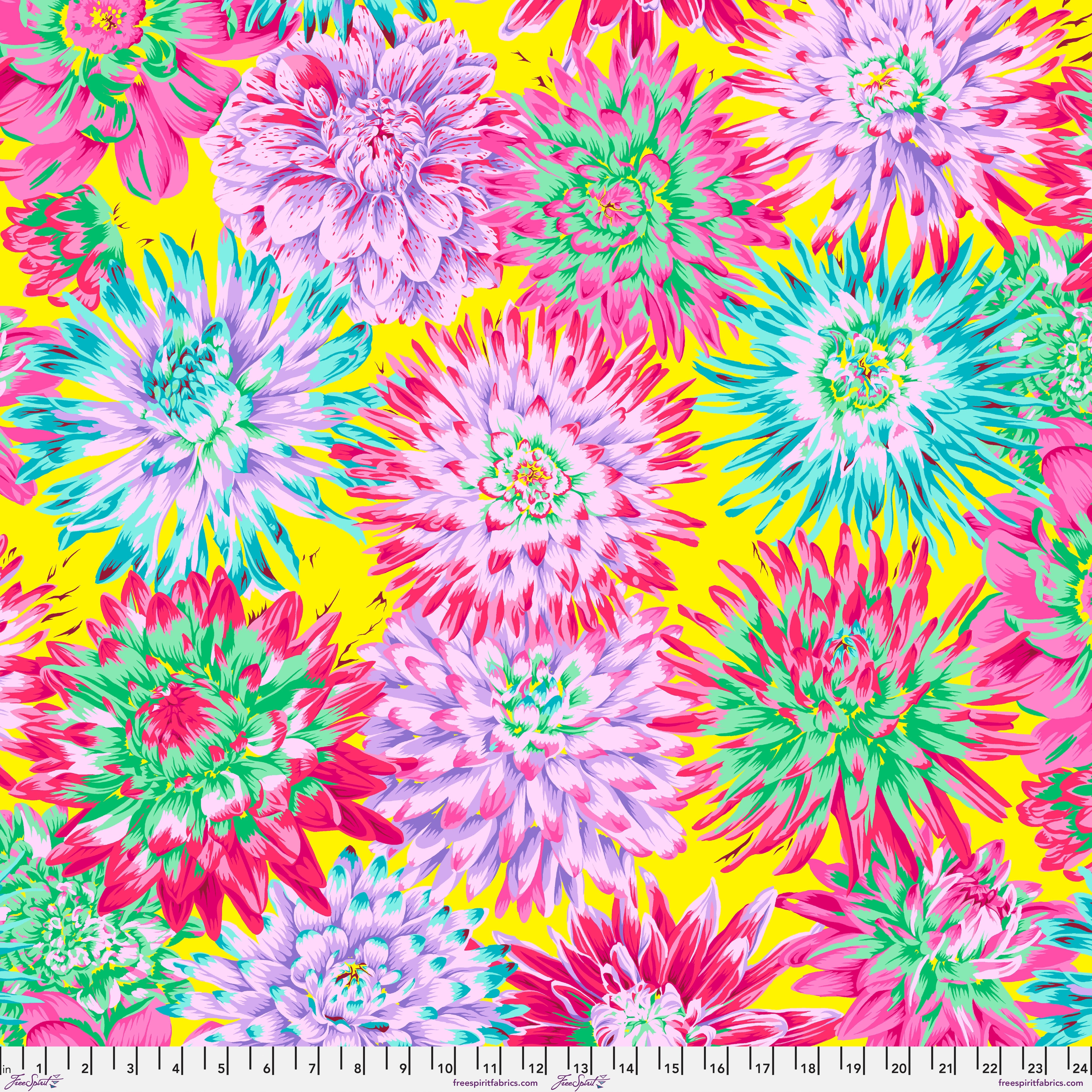 February 2026 | Cactus Dahlia - Spring by Kaffe Fassett Collective for FreeSpirit | PWPJ054.SPRING