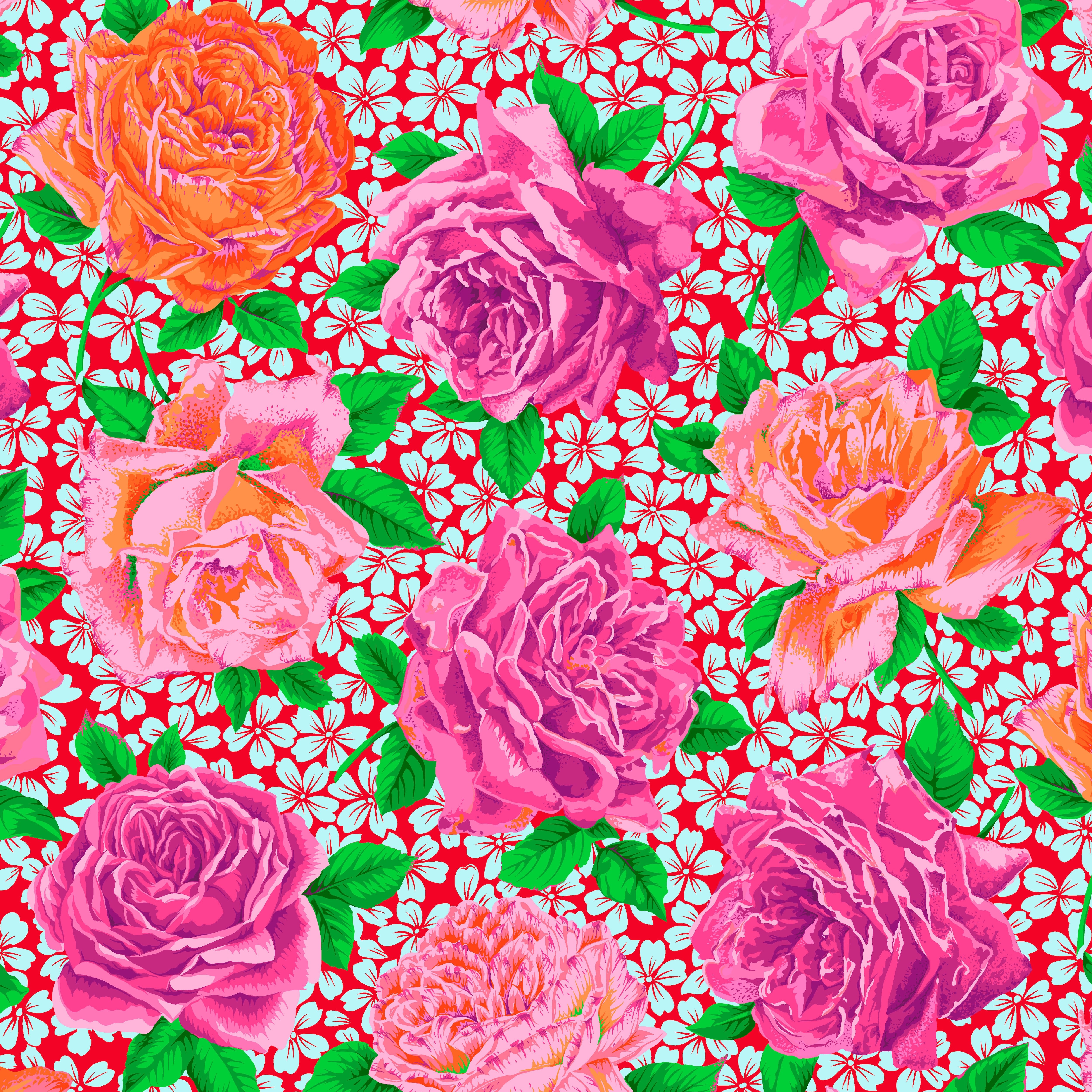 February 2026 | Rose Bloom - Opera by Kaffe Fassett Collective for FreeSpirit | PWPJ077.OPERA