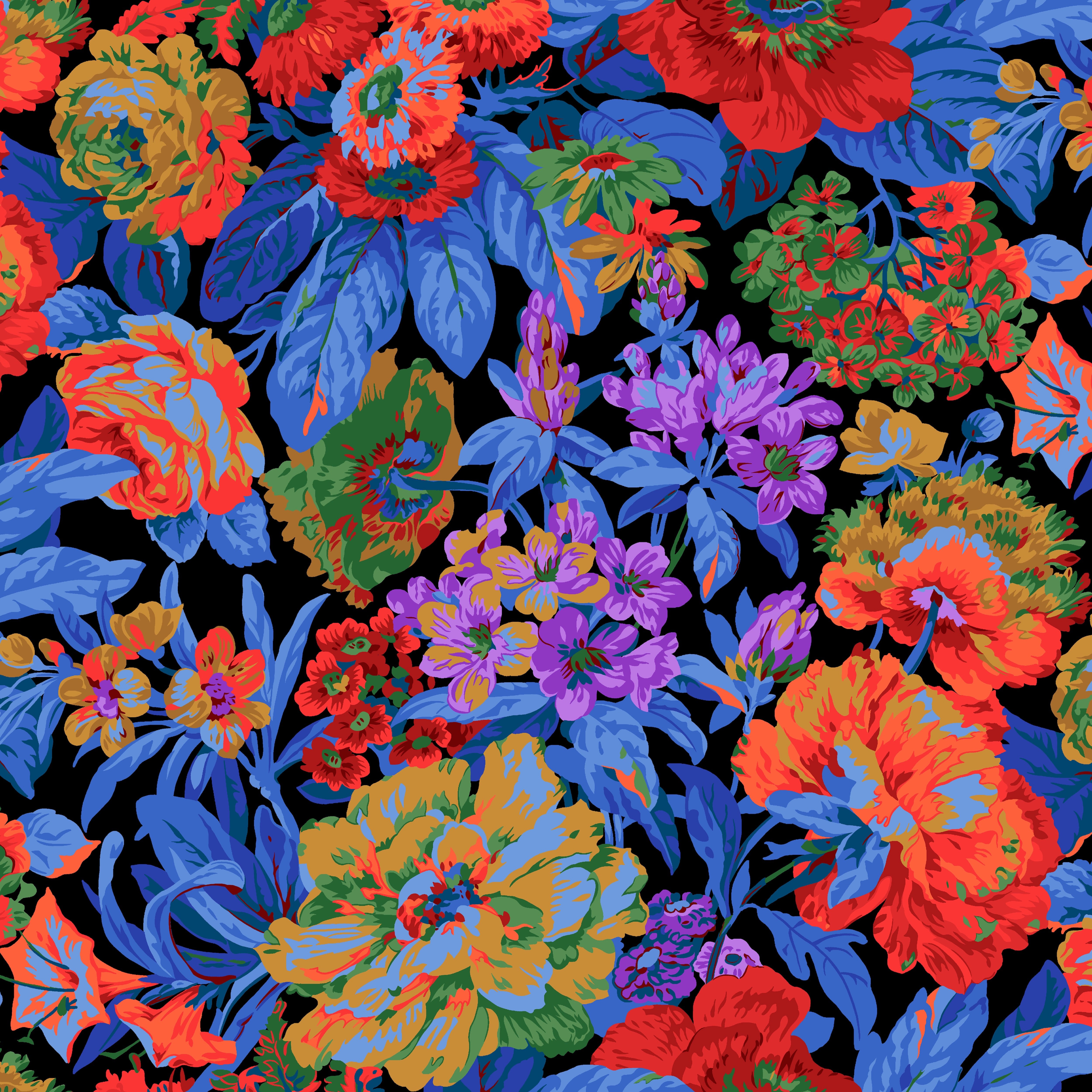 February 2026 | Voluptuous - Dark by Kaffe Fassett Collective for FreeSpirit | PWPJ083.DARK