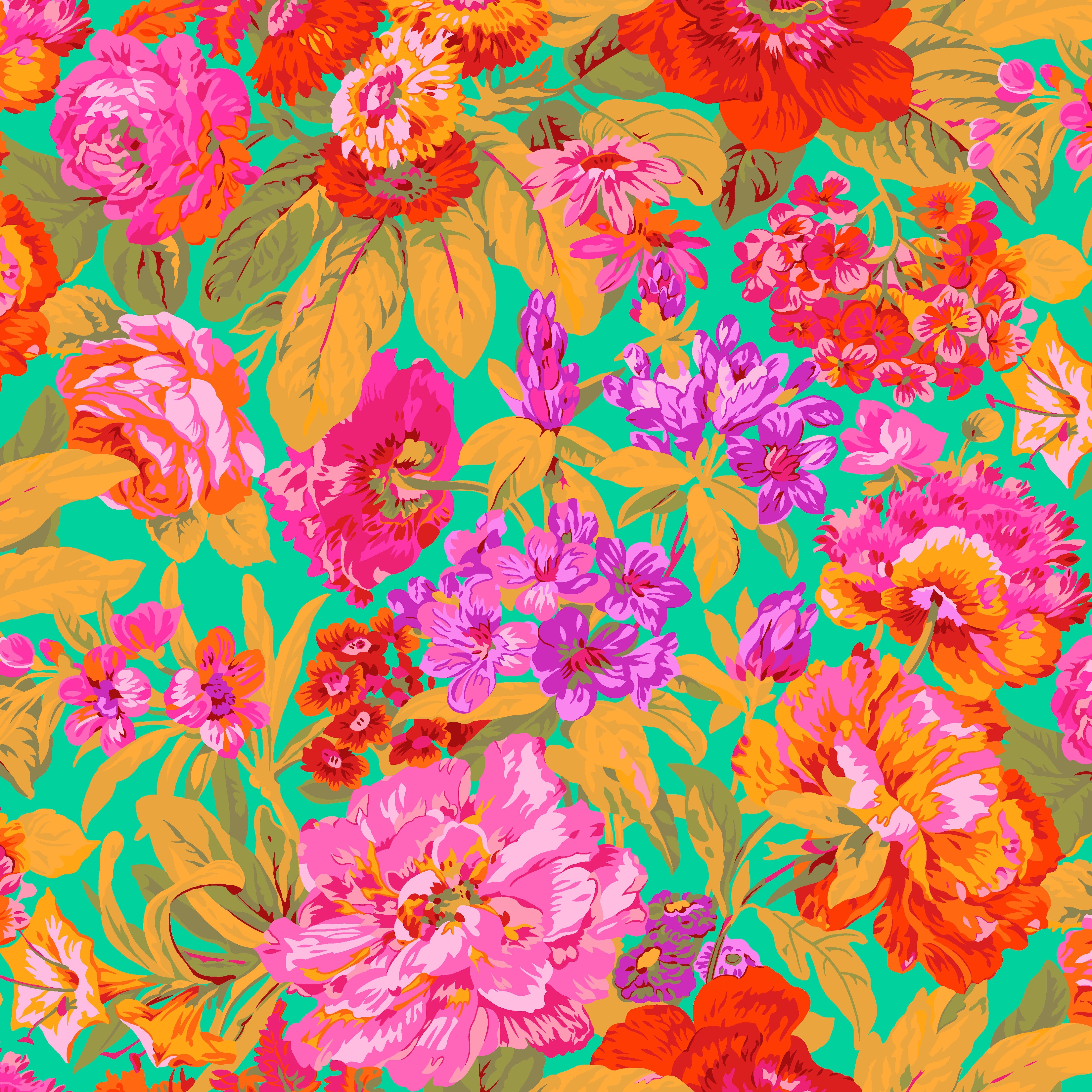 February 2026 | Voluptuous - Green by Kaffe Fassett Collective for FreeSpirit | PWPJ083.GREEN