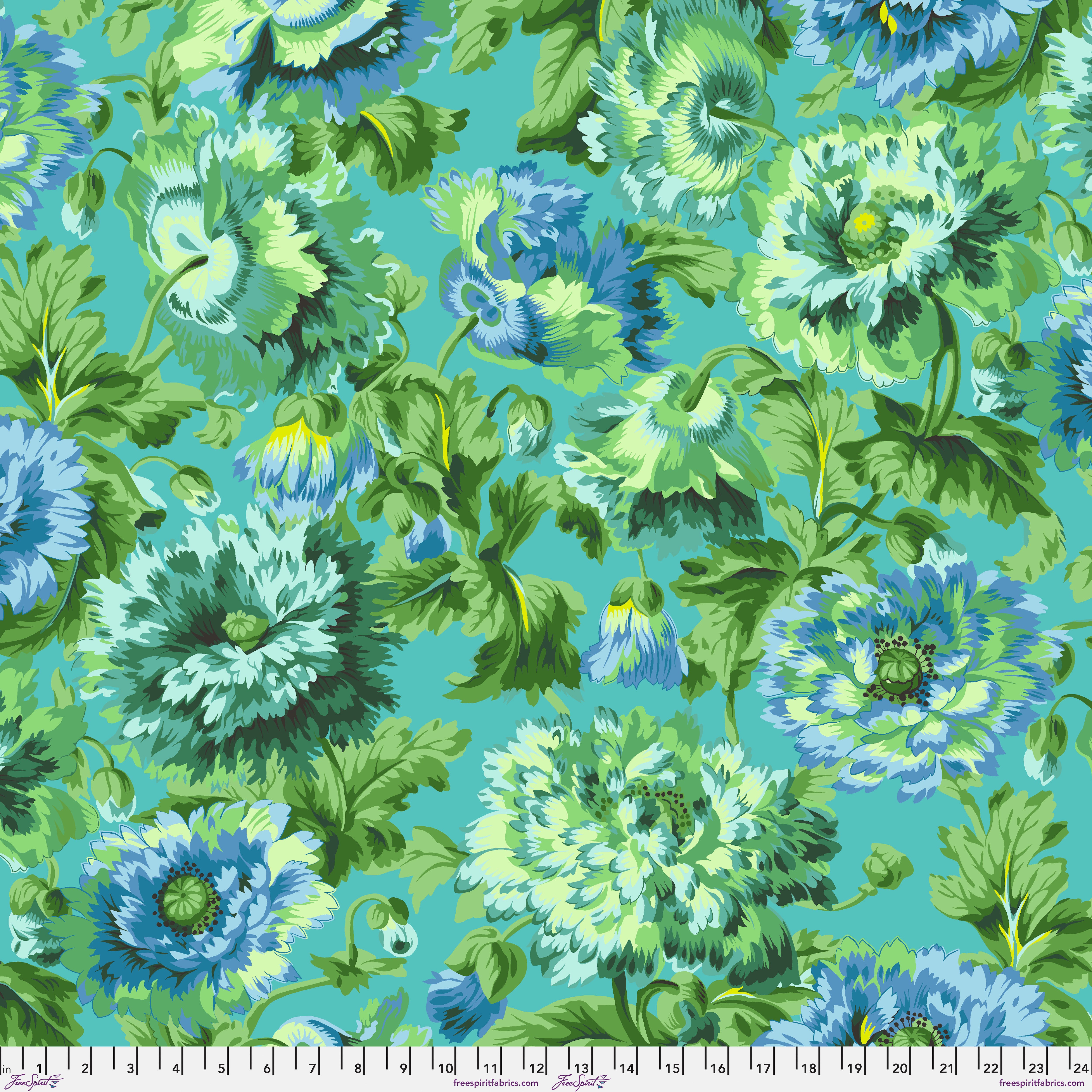 August 2025 | Rosemary - Green by Kaffe Fassett Collective for FreeSpirit | PWPJ134.GREEN