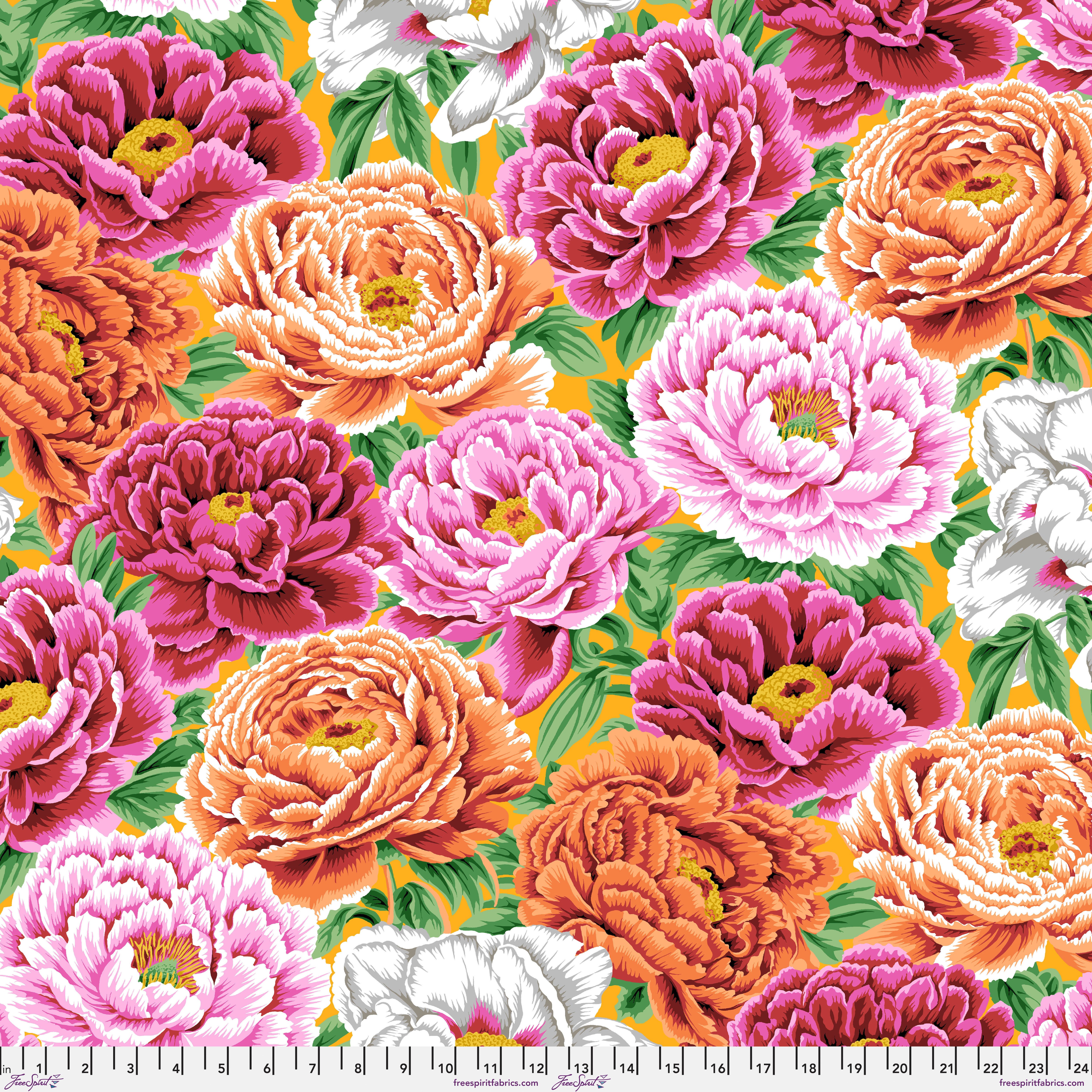 August 2025 | Tibetan Peony - Warm by Kaffe Fassett Collective for FreeSpirit | PWPJ136.WARM