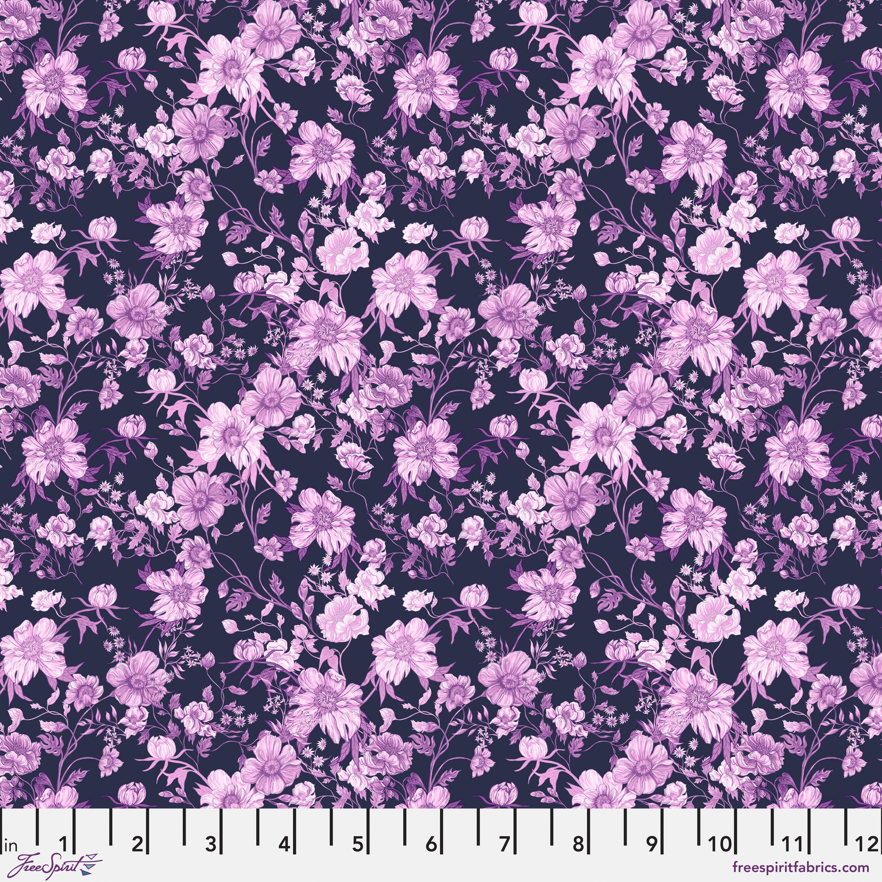 In Full Bloom | Fairy Sprinkle - Navy by Surface of Beauty for FreeSpirit | PWSB003.NAVY
