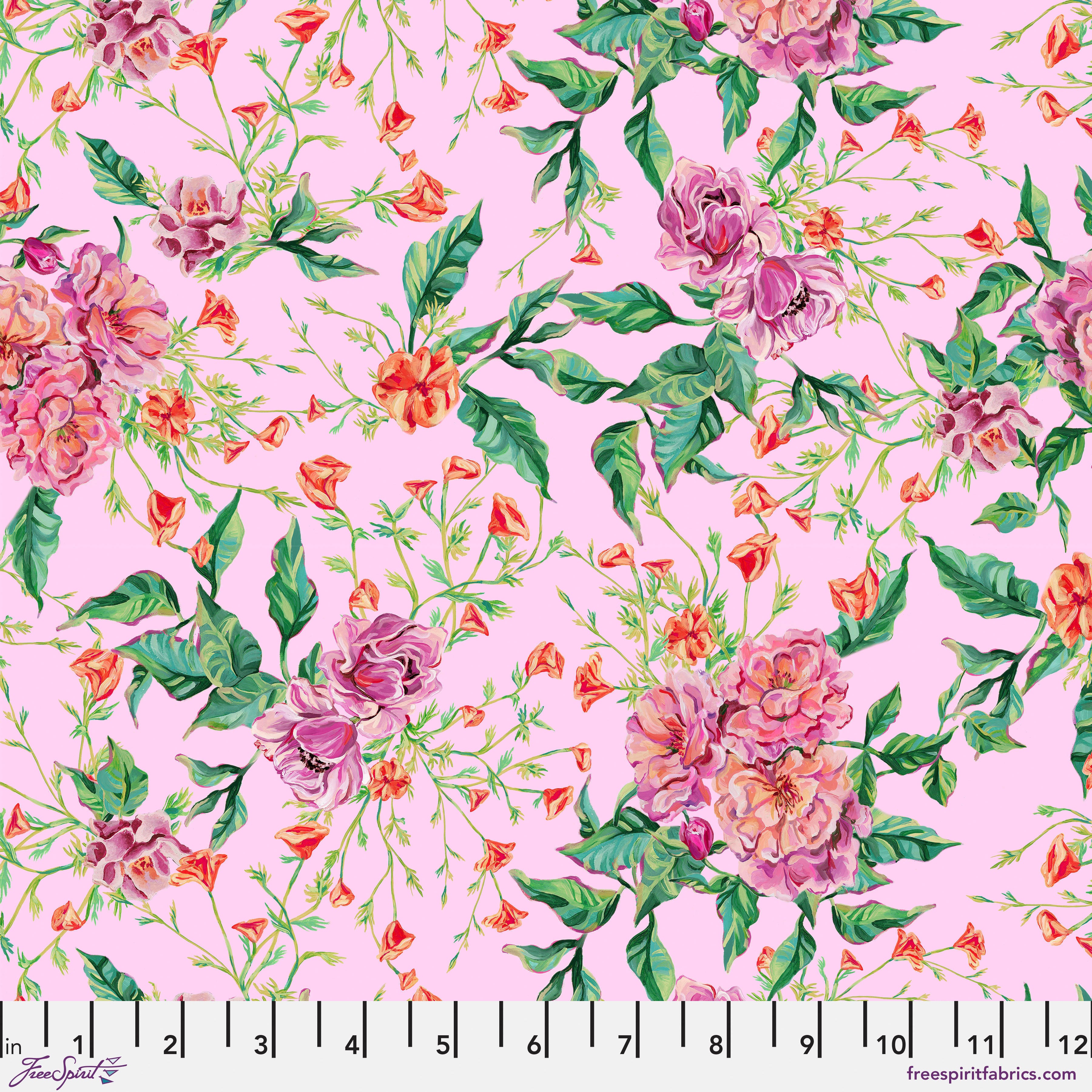 In Full Bloom | Rose Garden - Blush by Surface of Beauty for FreeSpirit | PWSB009.BLUSH