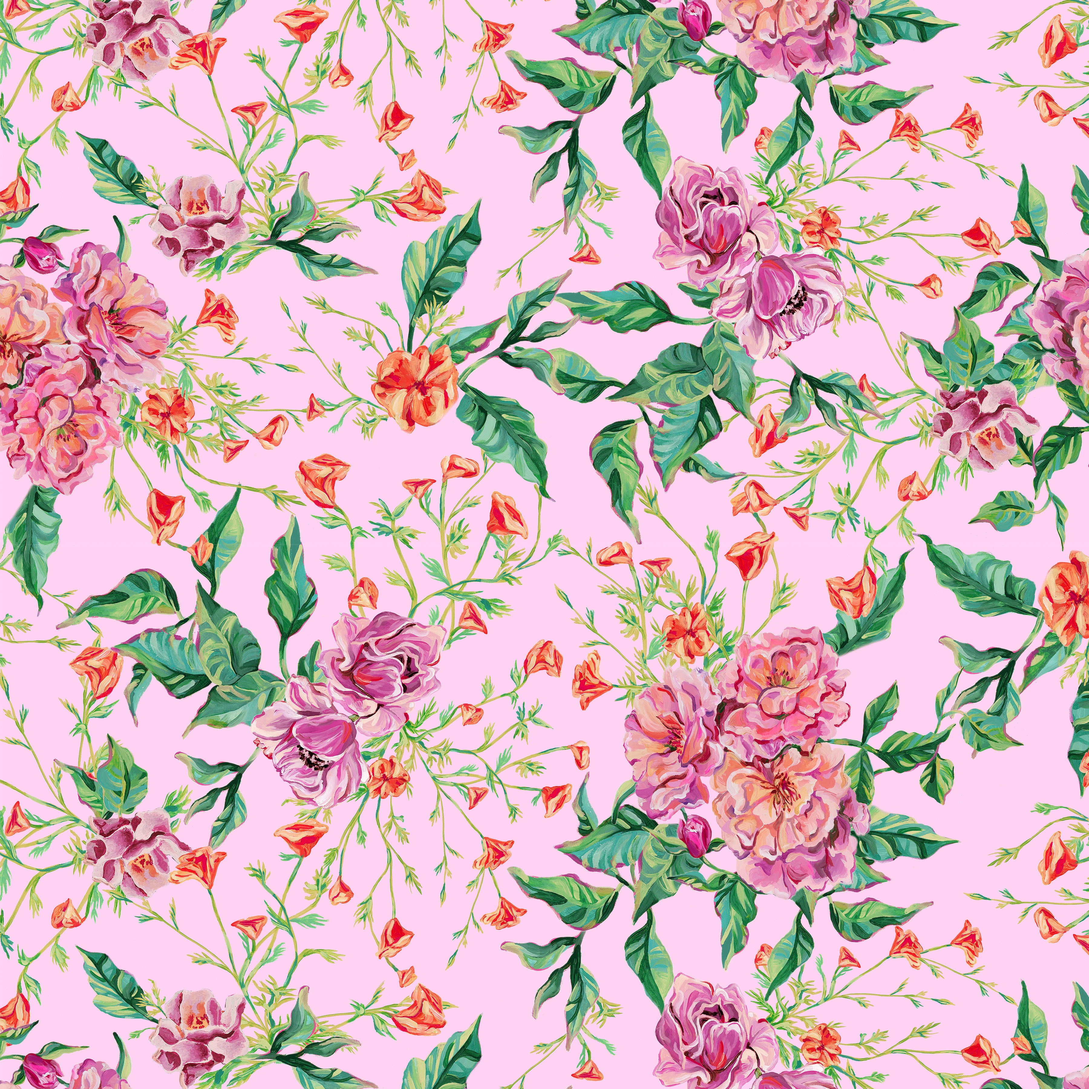 In Full Bloom | Rose Garden - Blush by Surface of Beauty for FreeSpirit | PWSB009.BLUSH