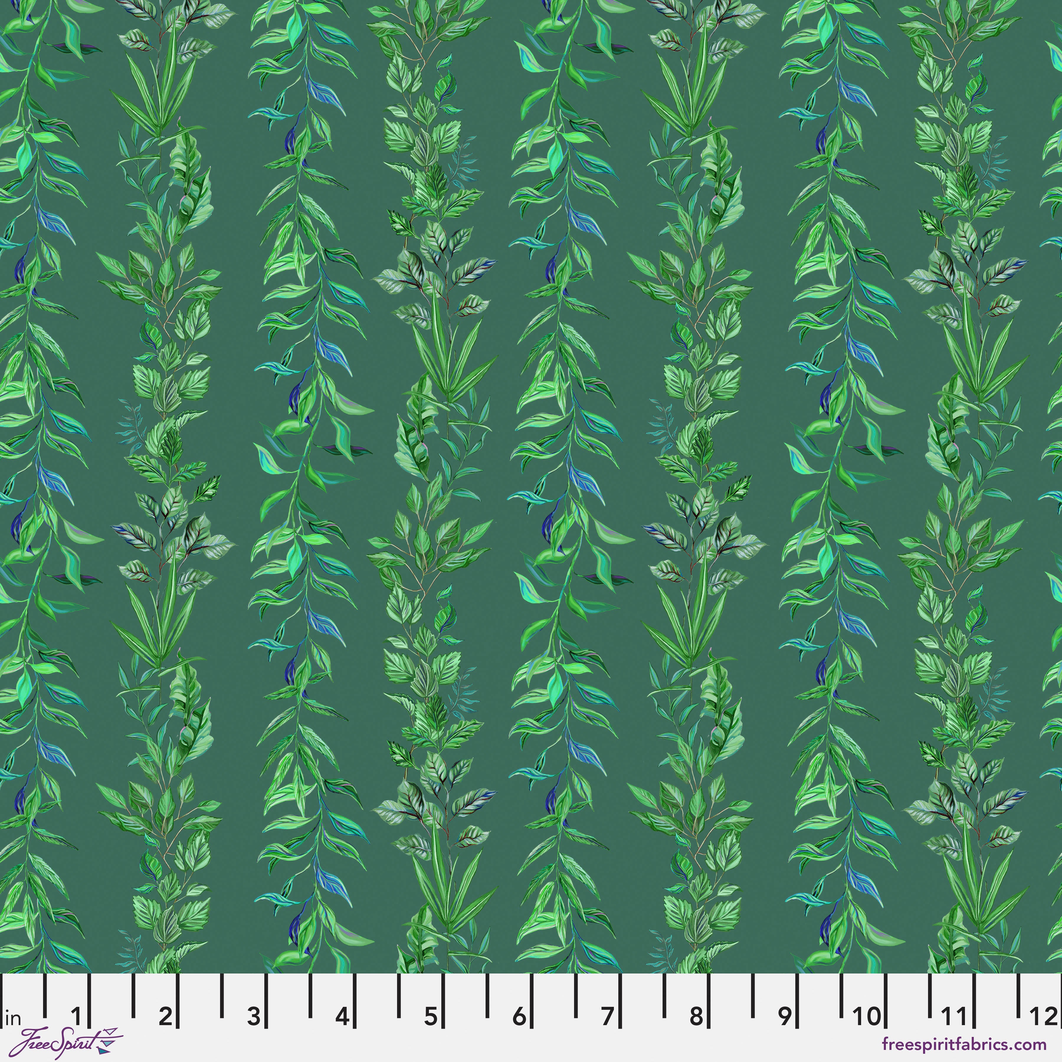 In Full Bloom | Leafy Trellis - Forest by Surface of Beauty for FreeSpirit | PWSB010.FOREST