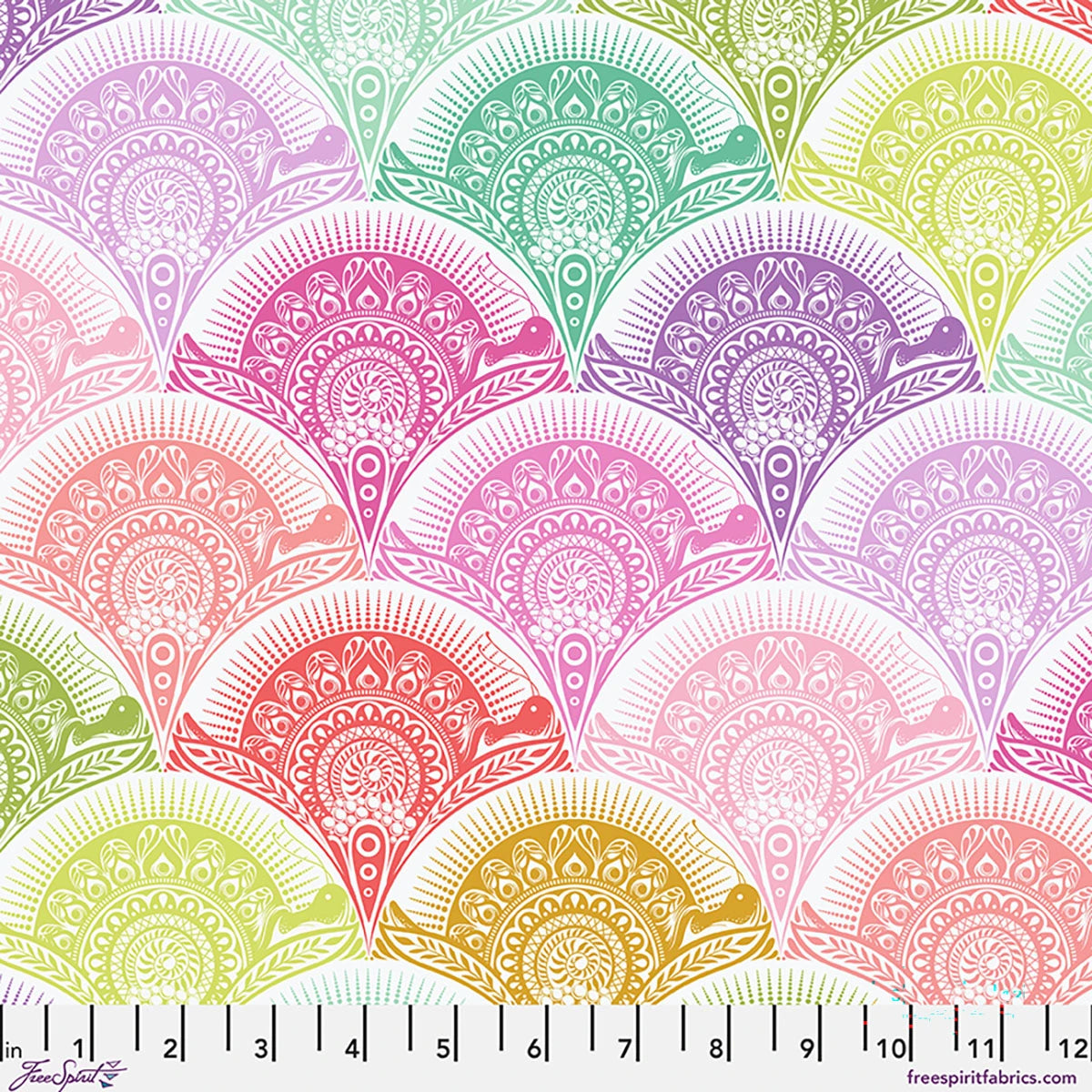 Prince Charming Déjà Vu | Snail Scallop - Sugarrush by Tula Pink for FreeSpirit | PWTP277.SUGARRUSH