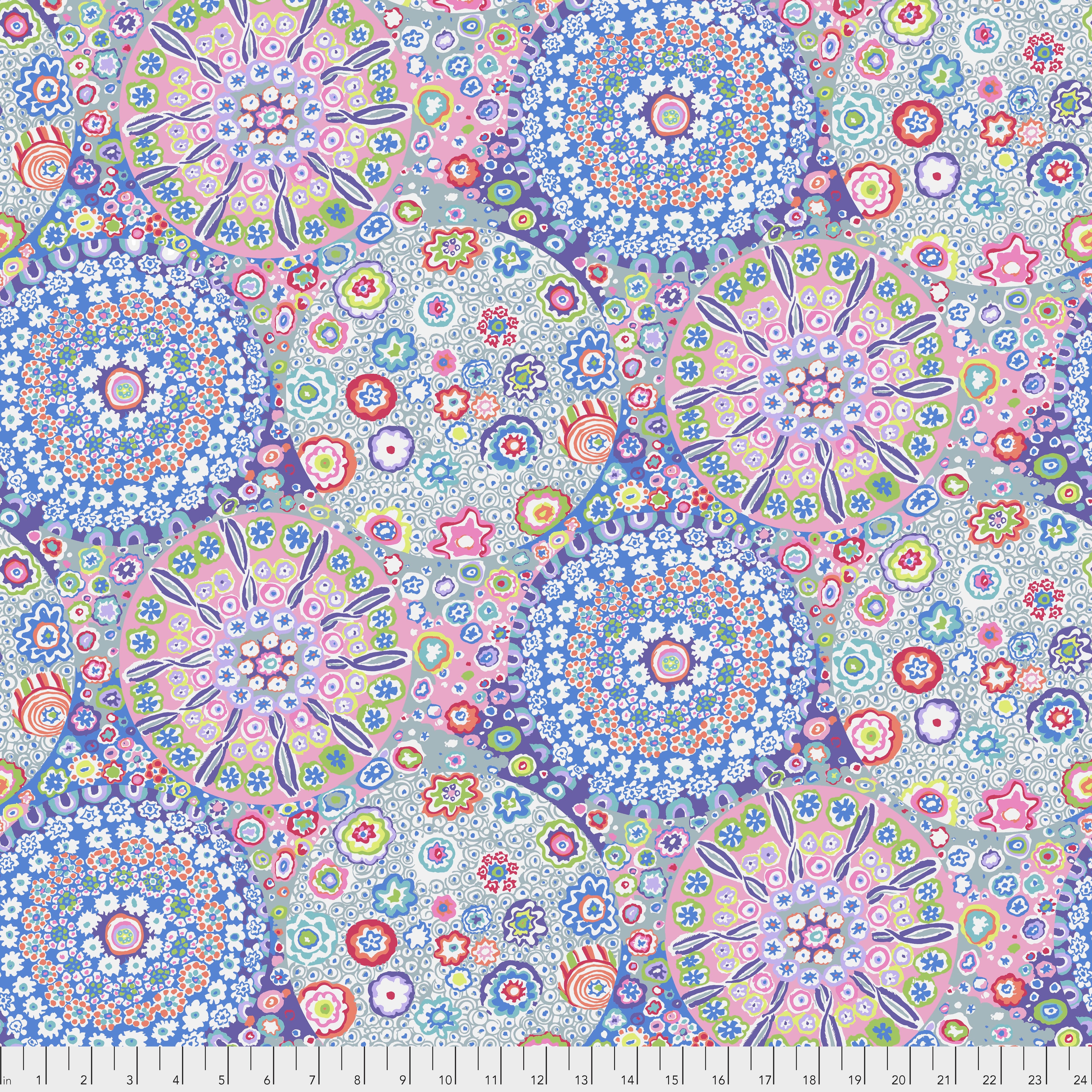 Millefiore - Pastel | 108" Backing Fabric by Kaffe Fassett Collective for FreeSpirit | QBGP006.PASTEL