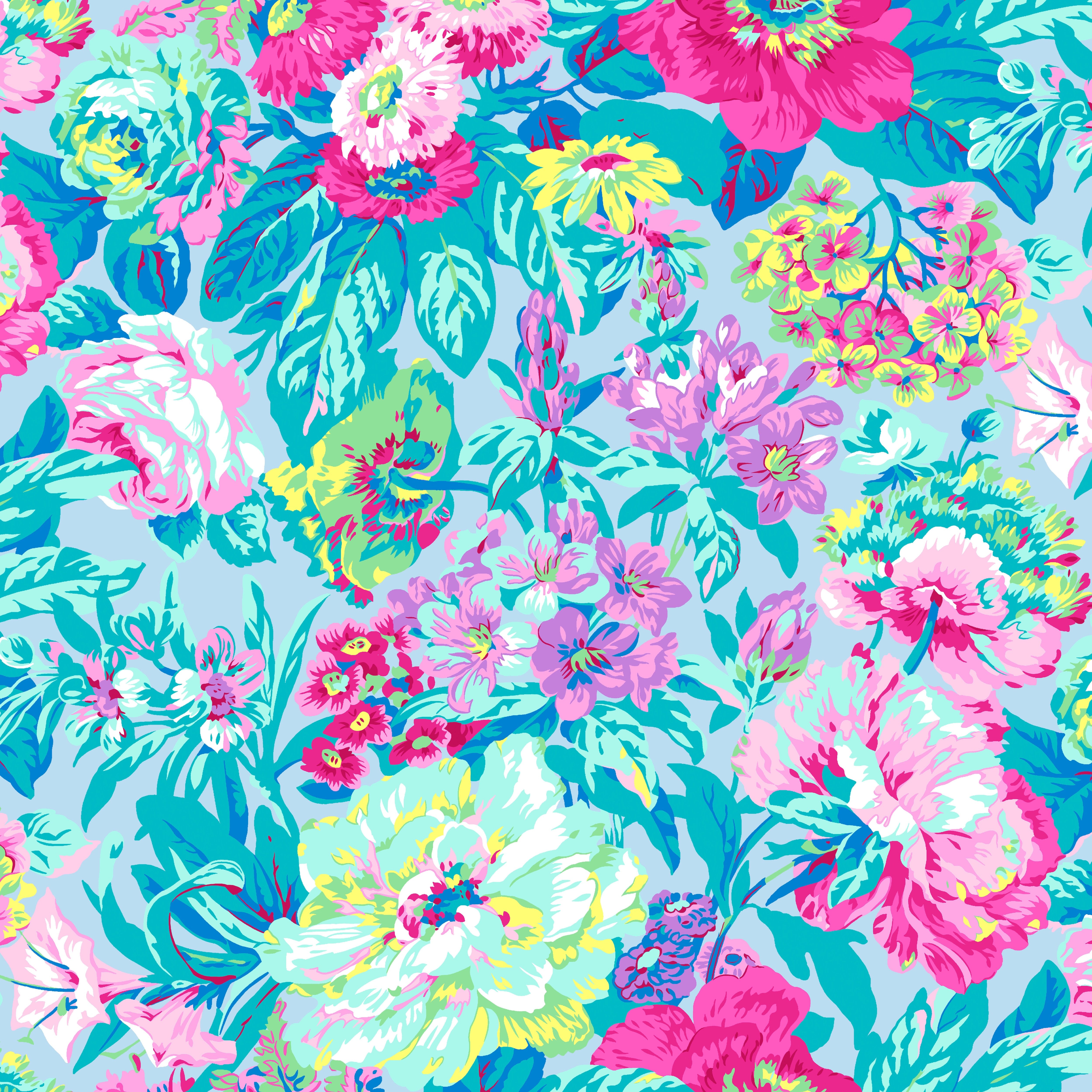 February 2026 | Voluptuous - Pastel 108" Wide Backing by Kaffe Fassett Collective for FreeSpirit | QBPJ007.PASTEL