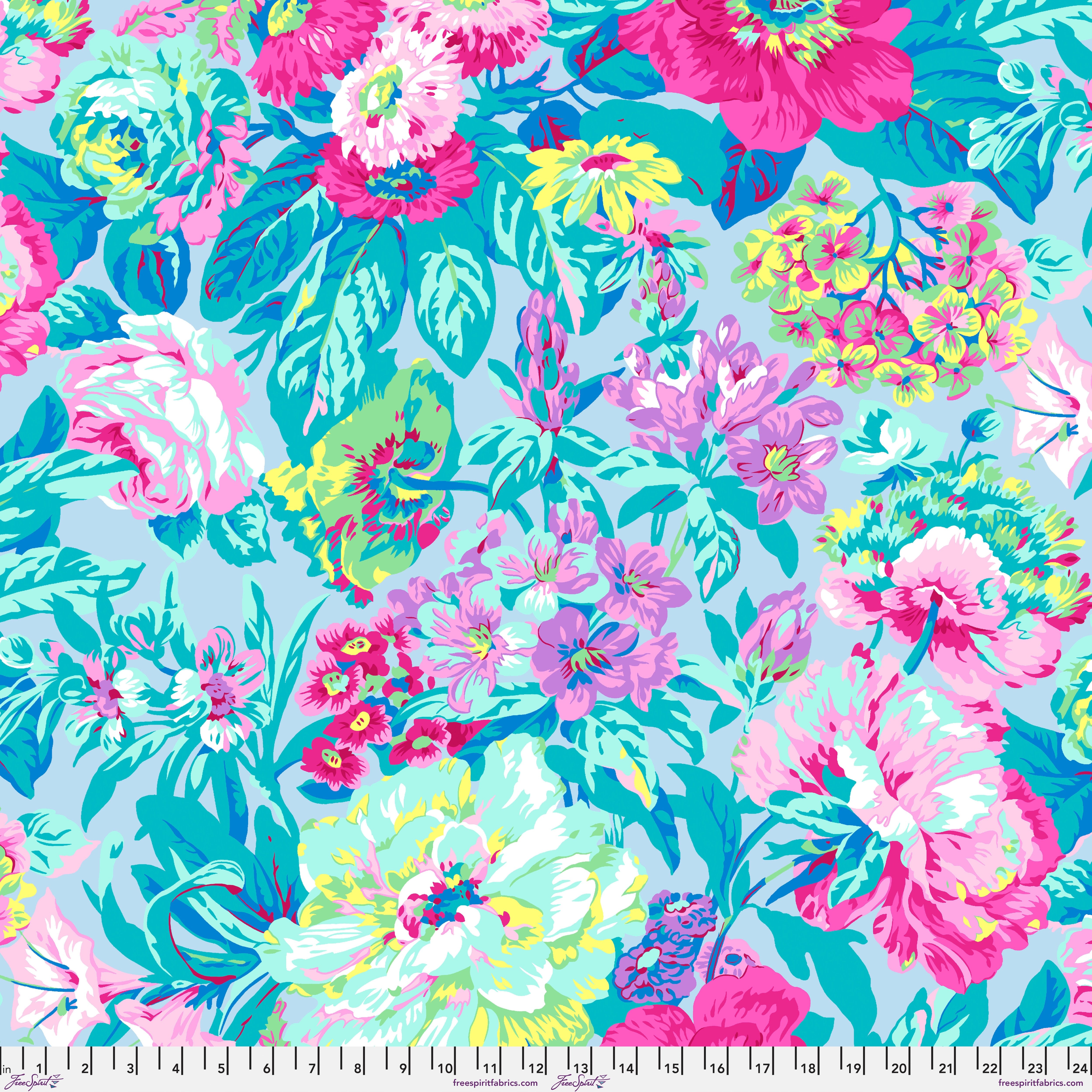 February 2026 | Voluptuous - Pastel 108" Wide Backing by Kaffe Fassett Collective for FreeSpirit | QBPJ007.PASTEL
