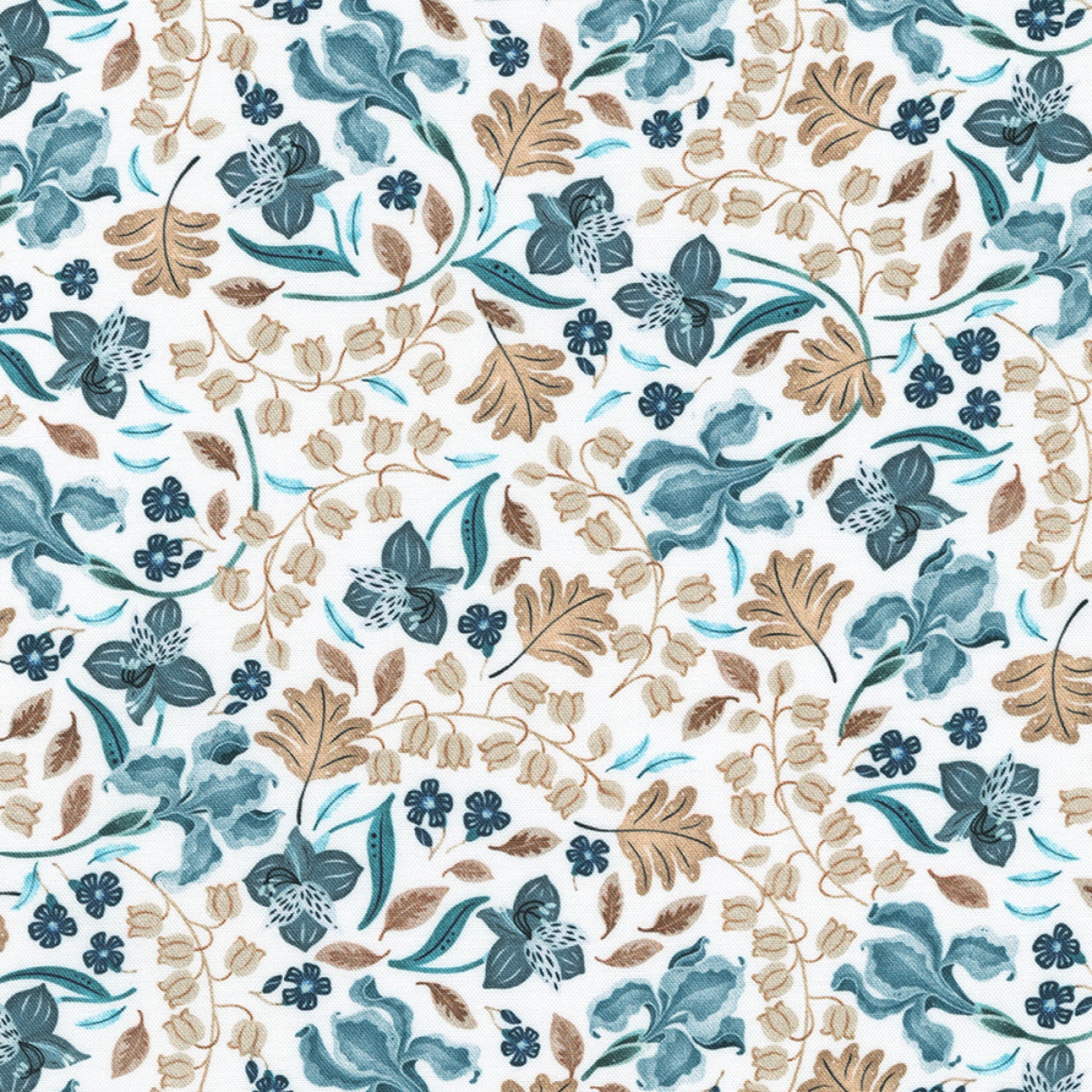 Feathers and Flora | 2.5" Strip Roll by Catherine Marion for Robert Kaufman | 40 pcs