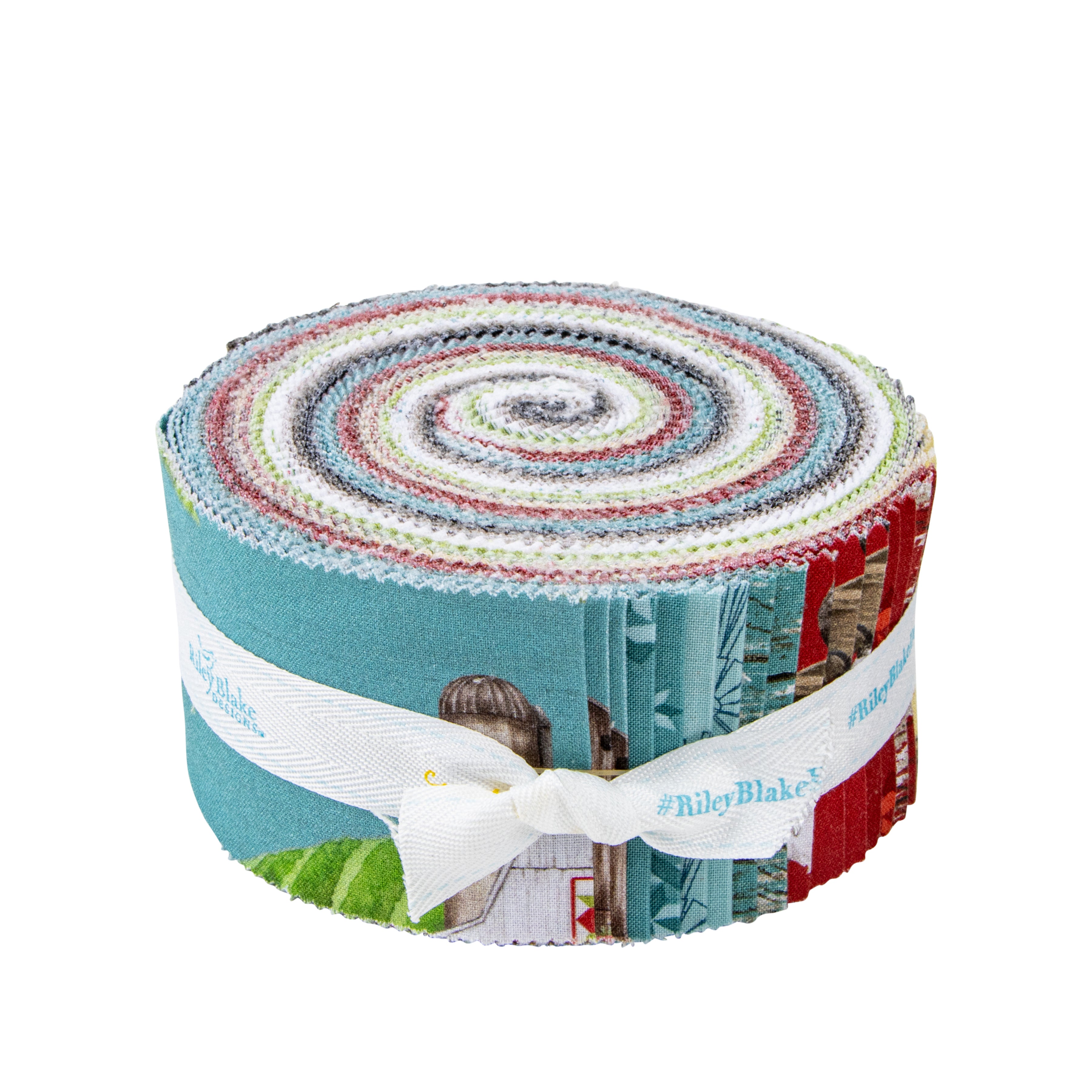 Spring Barn Quilts | 2.5" Strip Roll by Tara Reed for Riley Blake Designs | 40 pcs
