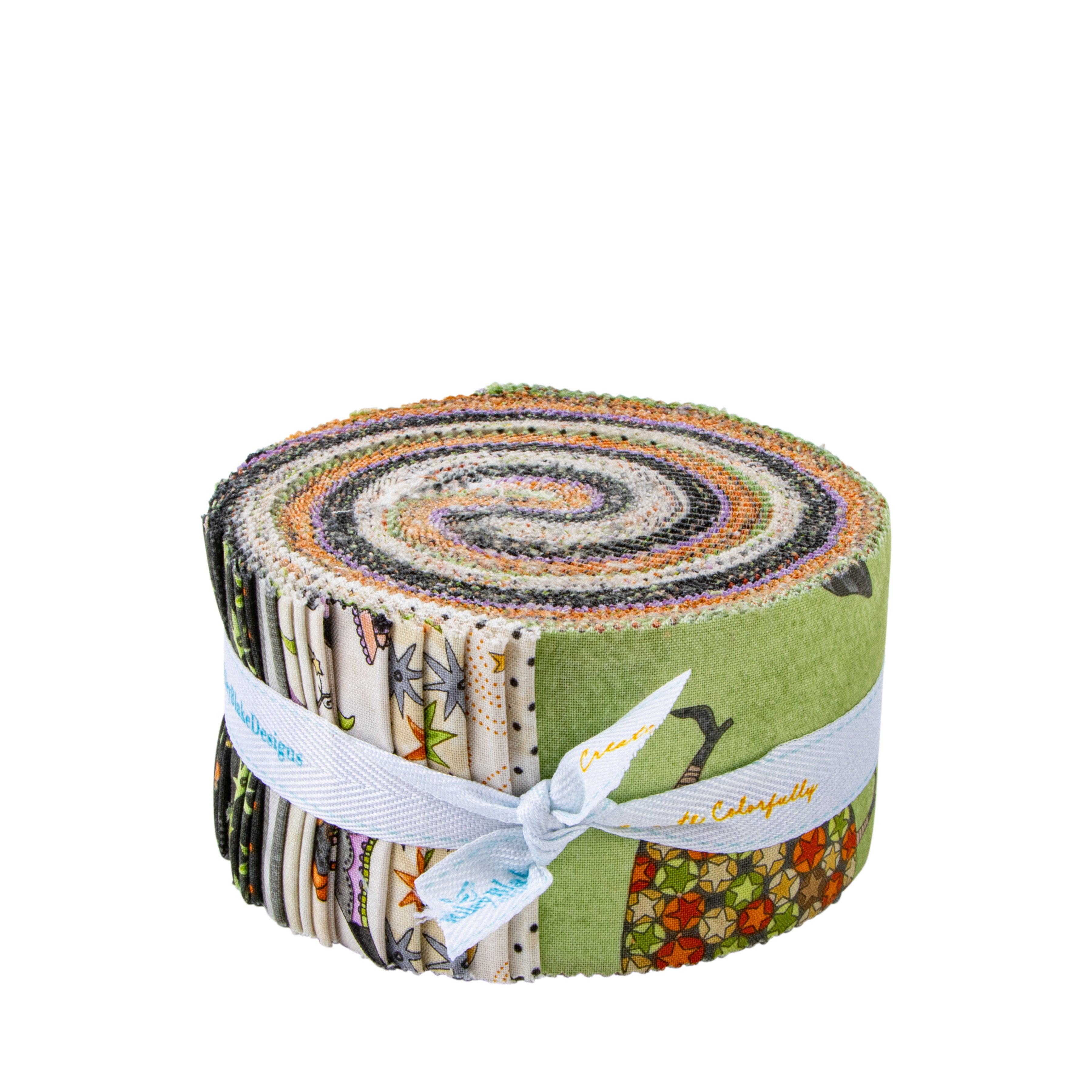 Ghoul Friends | 2.5" Strip Roll by Teresa Kogut for Riley Blake | 40 pcs