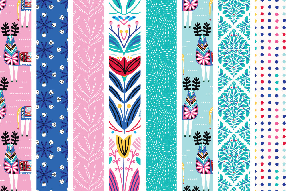 Reindeer Romance | Frost by Kate Lower for Cloud9 | 100% Organic Cotton