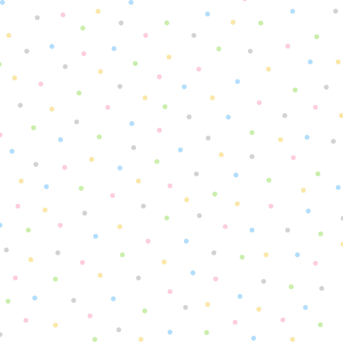 Sorbet Flannel | Tossed Pastel Dots by P&B Textiles | SORF6224-WMU