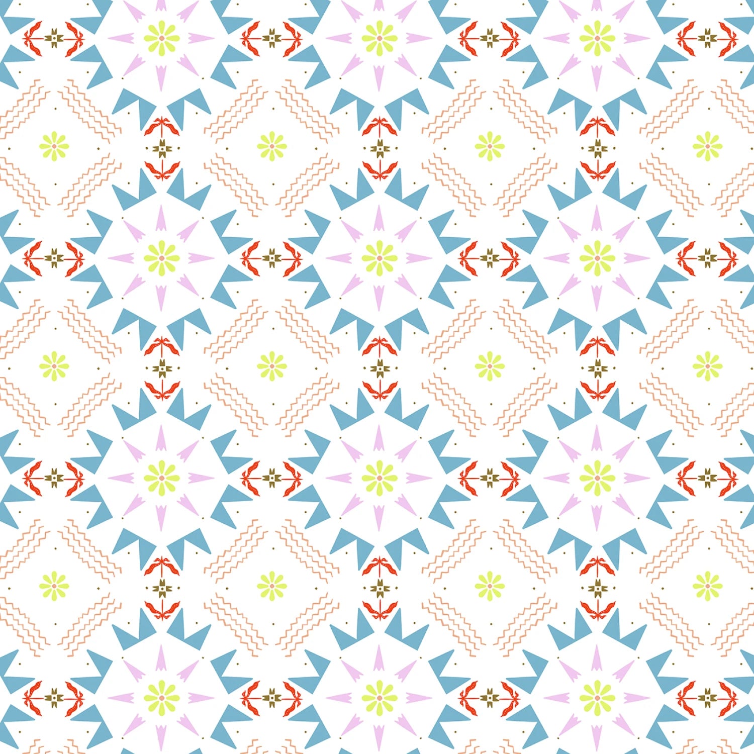 Stitch & Glow | White Urban Quilt by Faye Guanipa for Dear Stella | STELLA-DFG3285WHITE