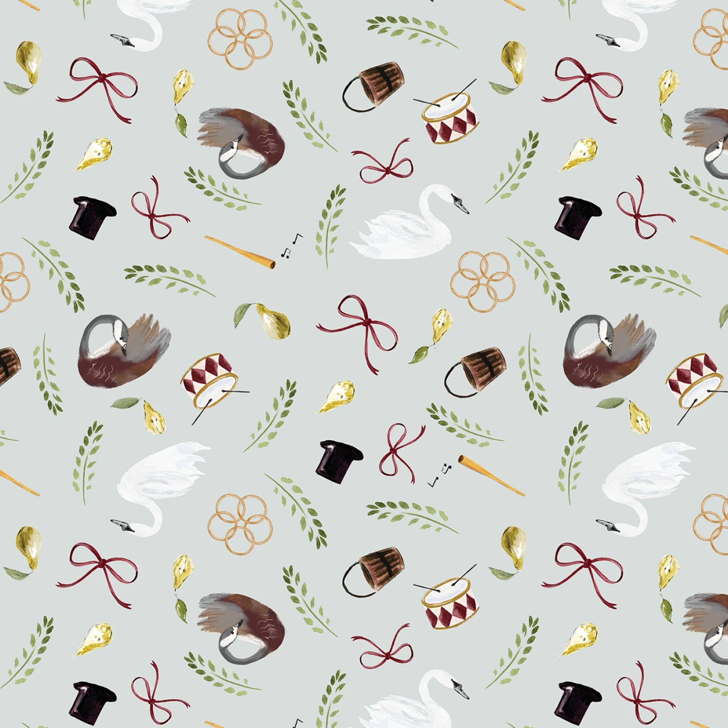 Twelve Days | Fat Quarter Bundle by Fay Nye for Dear Stella | 12 pcs | 100% Cotton