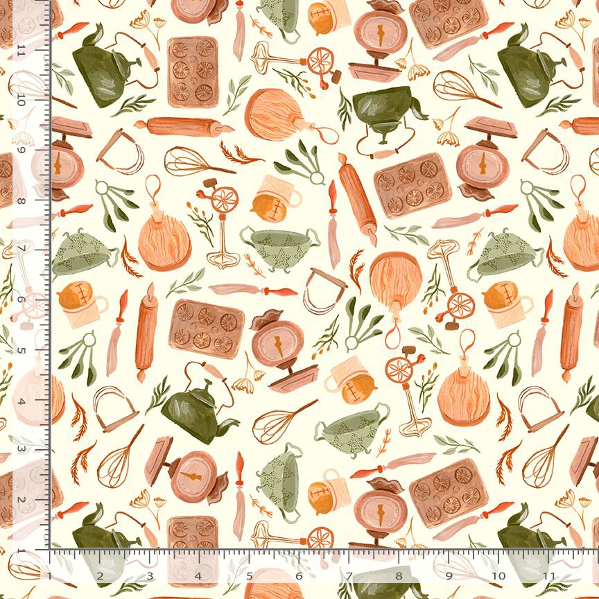 Bramble Bakery | Cream Baking Supplies by Rae Ritchie for Dear Stella | STELLA-DRR3707