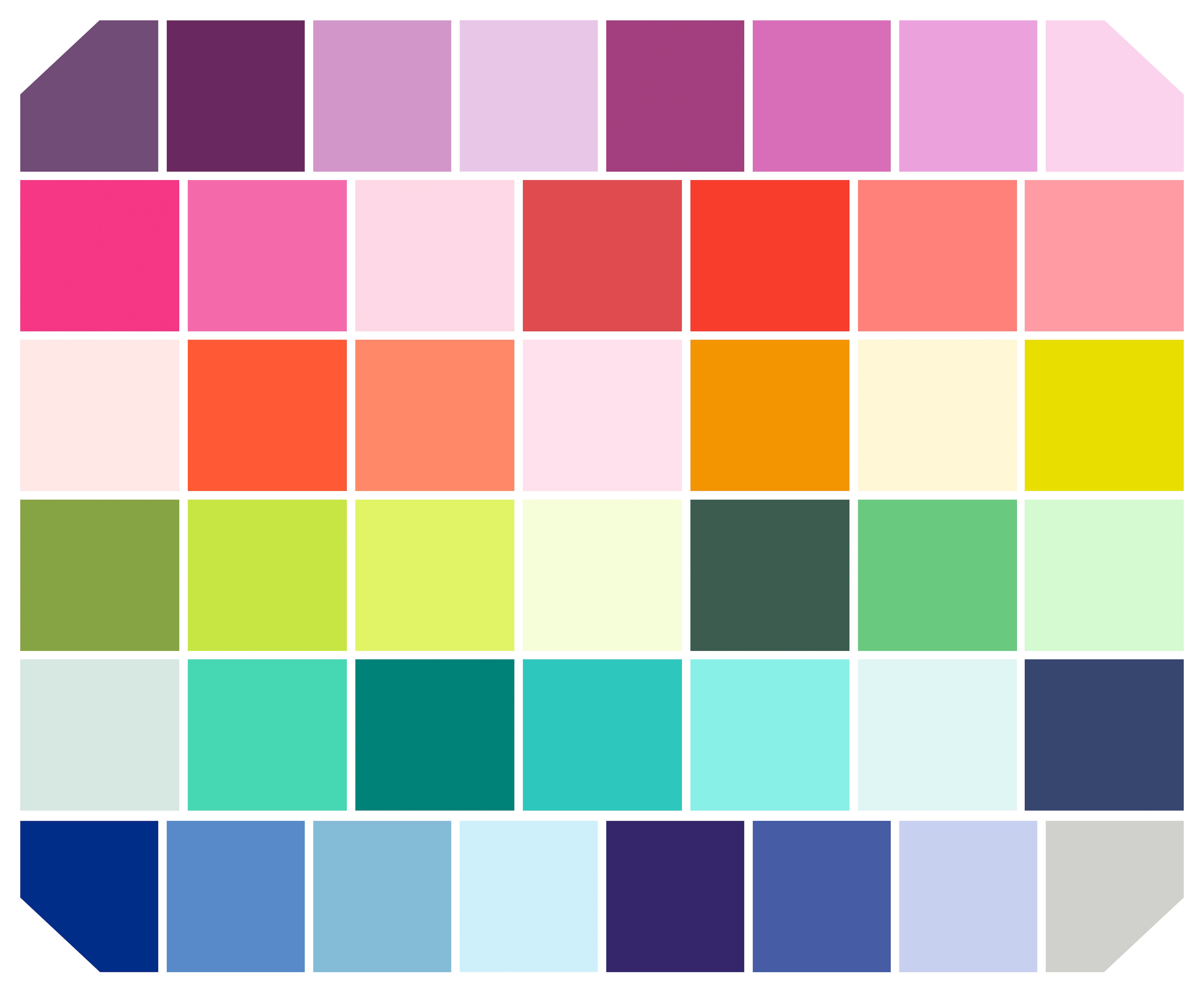 Designer Essentials | Tula Pink Solids - 10" Square Pack | 44 pcs