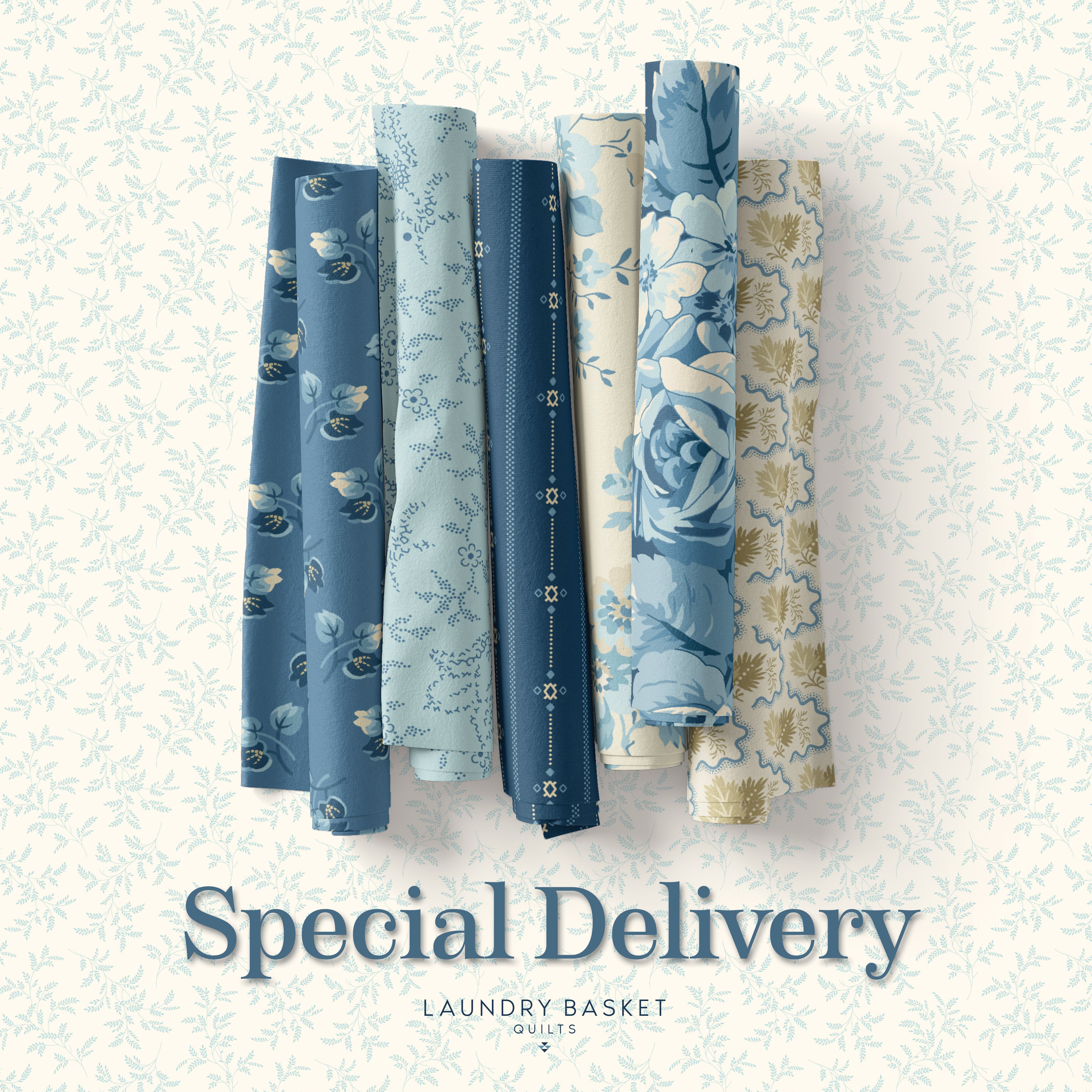 Special Delivery | 5" Charm Pack by Laundry Basket Quilts for Andover Fabrics | 42 pcs | 100% Cotton